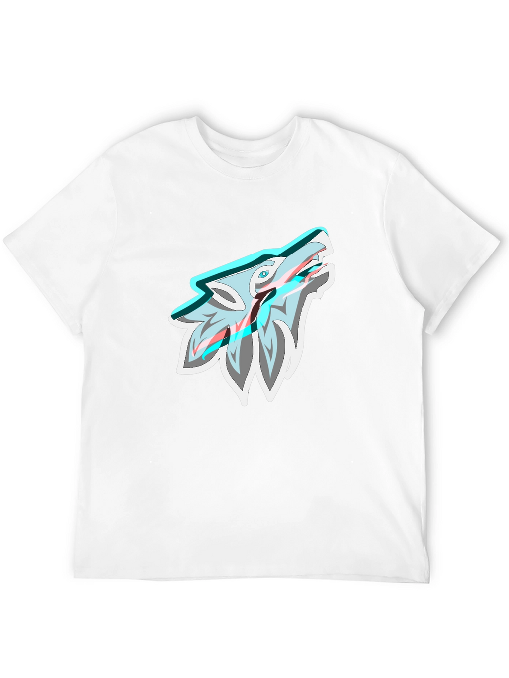 Wolf Graphic Print Tee - Cool Style