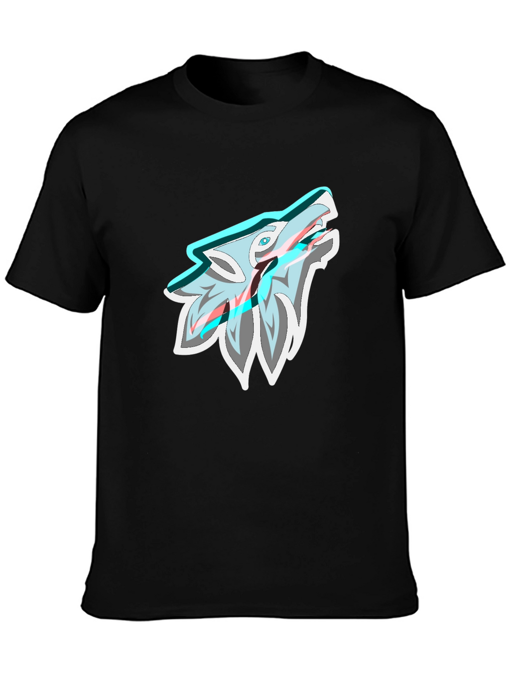 Wolf Graphic Print Tee - Cool Style