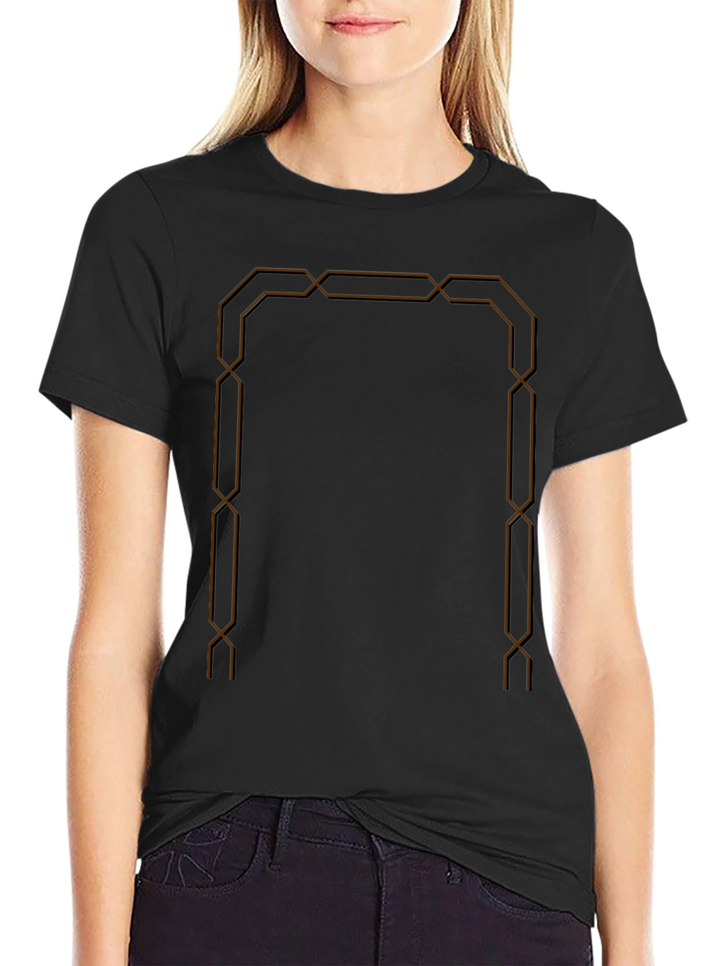 Geometric Portal Graphic T-Shirt