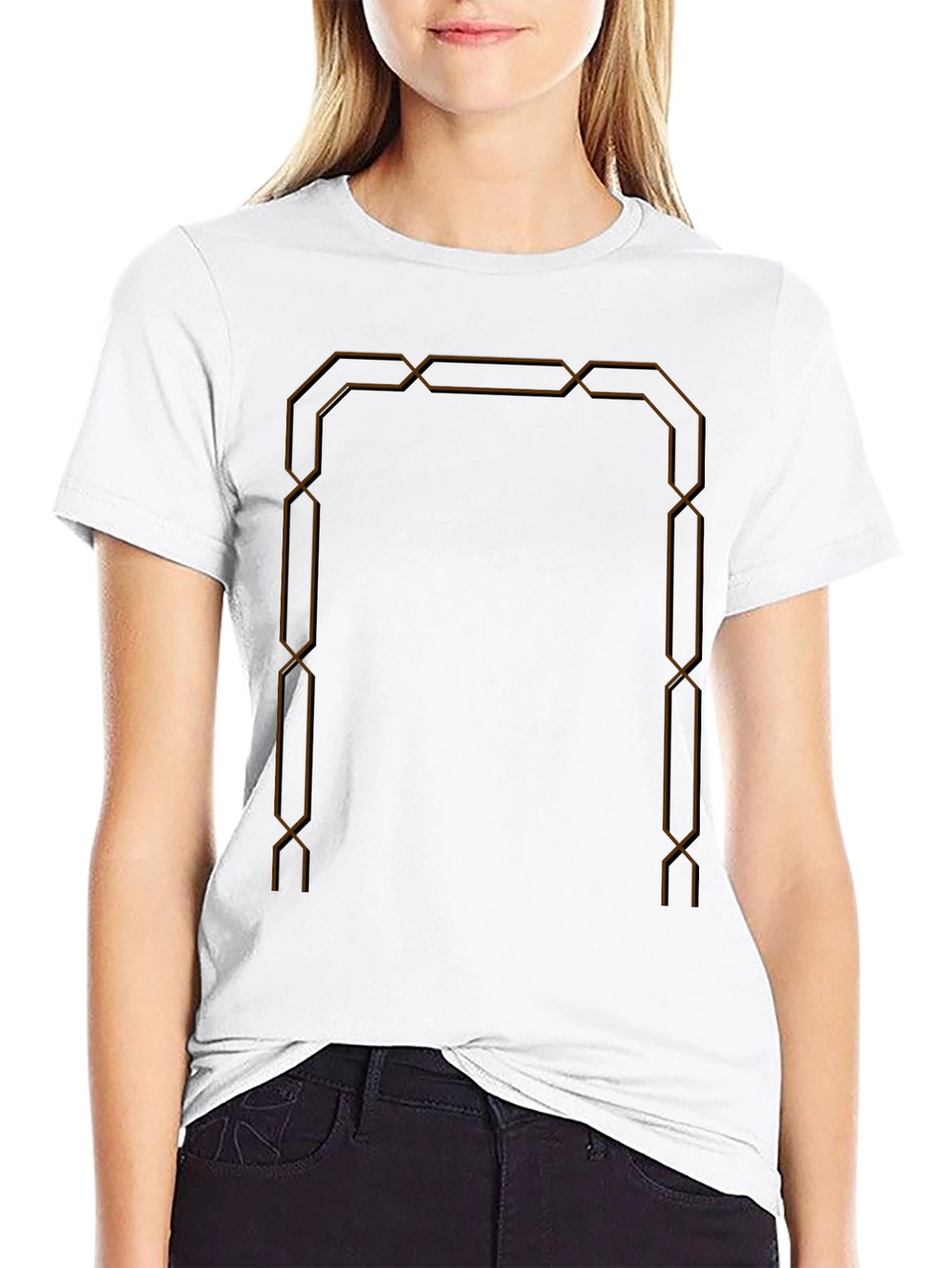 Geometric Portal Graphic T-Shirt