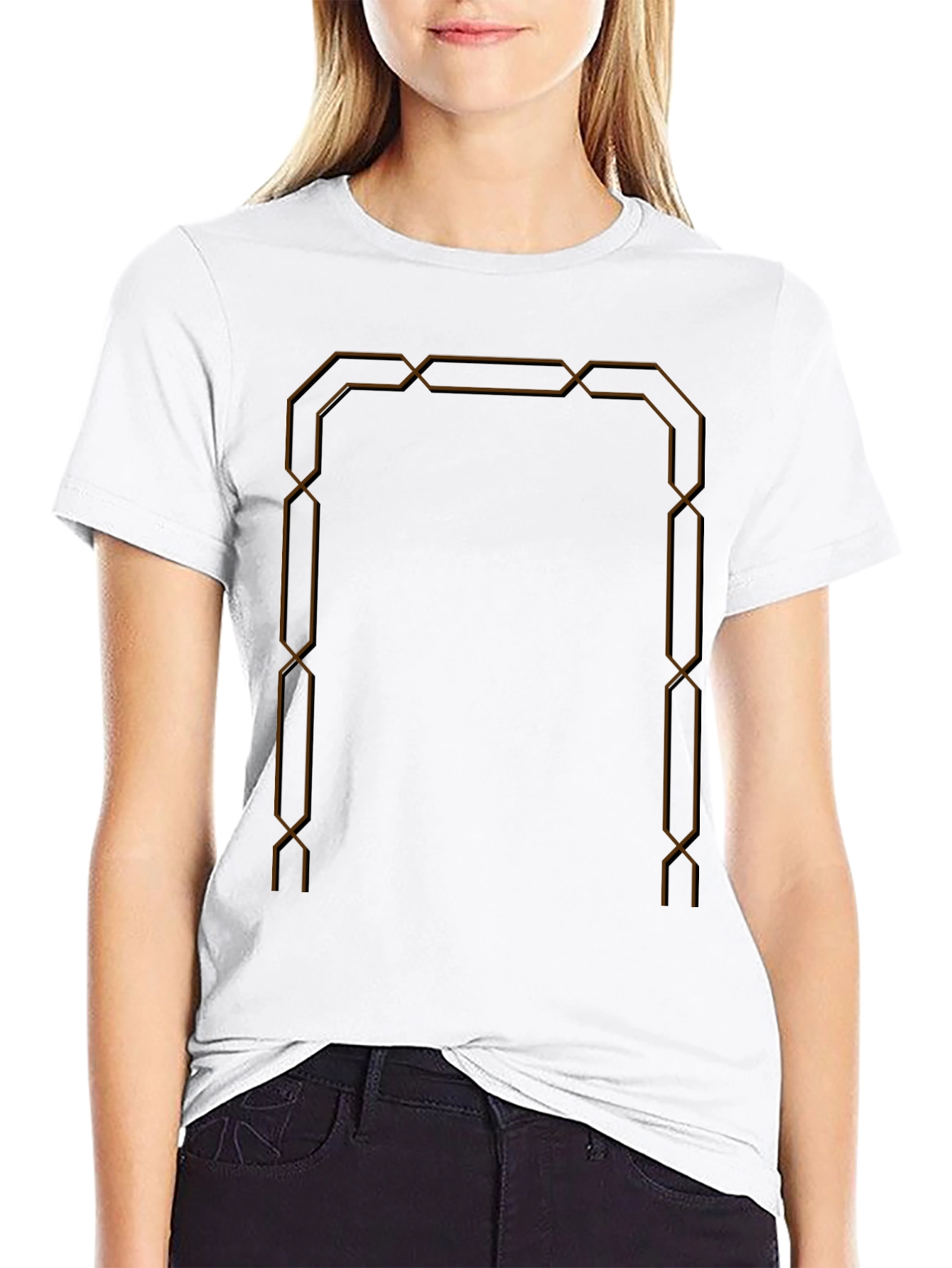 Geometric Portal Graphic T-Shirt