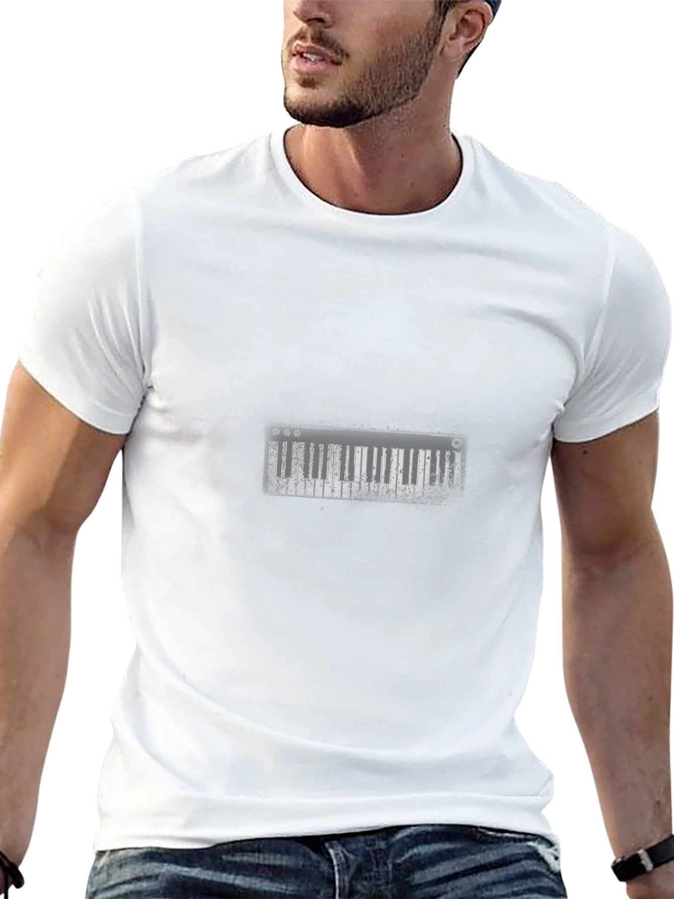 Keyboard Graphic Black T-Shirt
