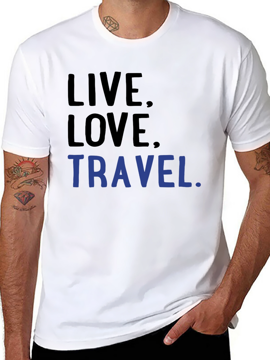 Live Love Travel Graphic Tee - Adventure Ready!
