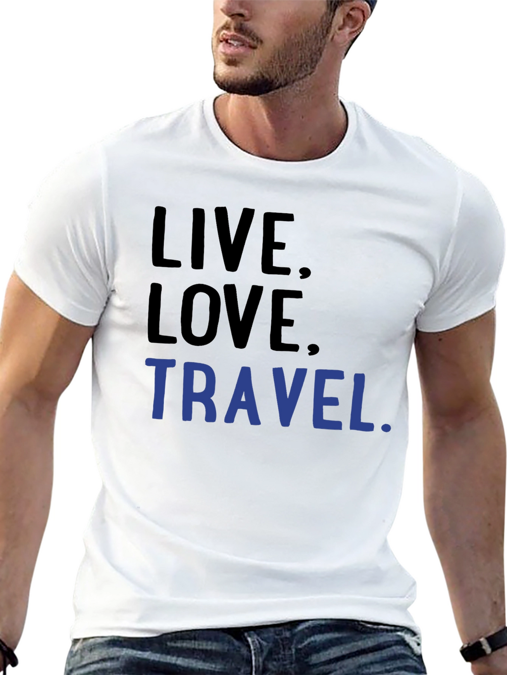 Live Love Travel Graphic Tee - Adventure Ready!