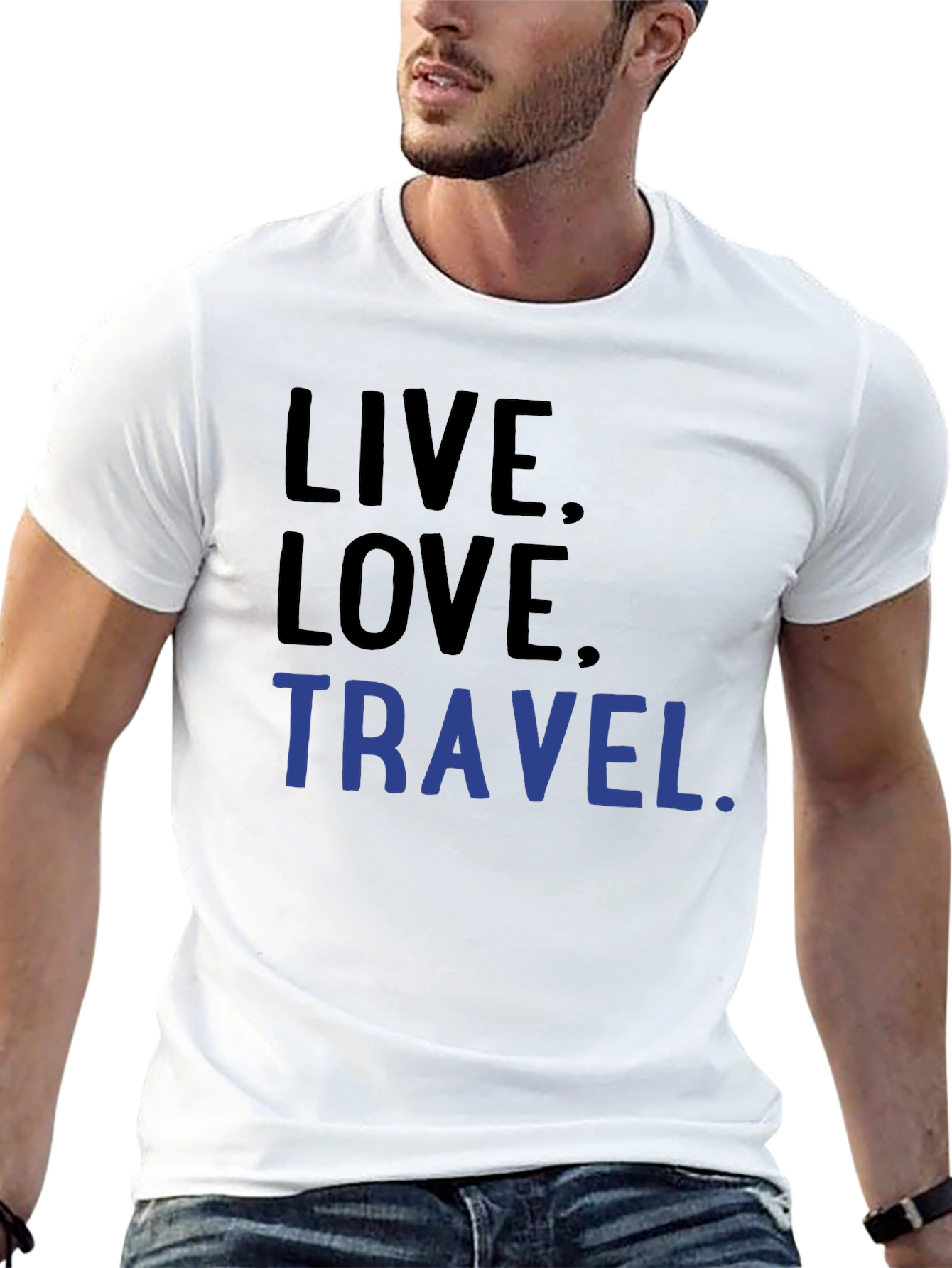 Live Love Travel Graphic Tee - Adventure Ready!