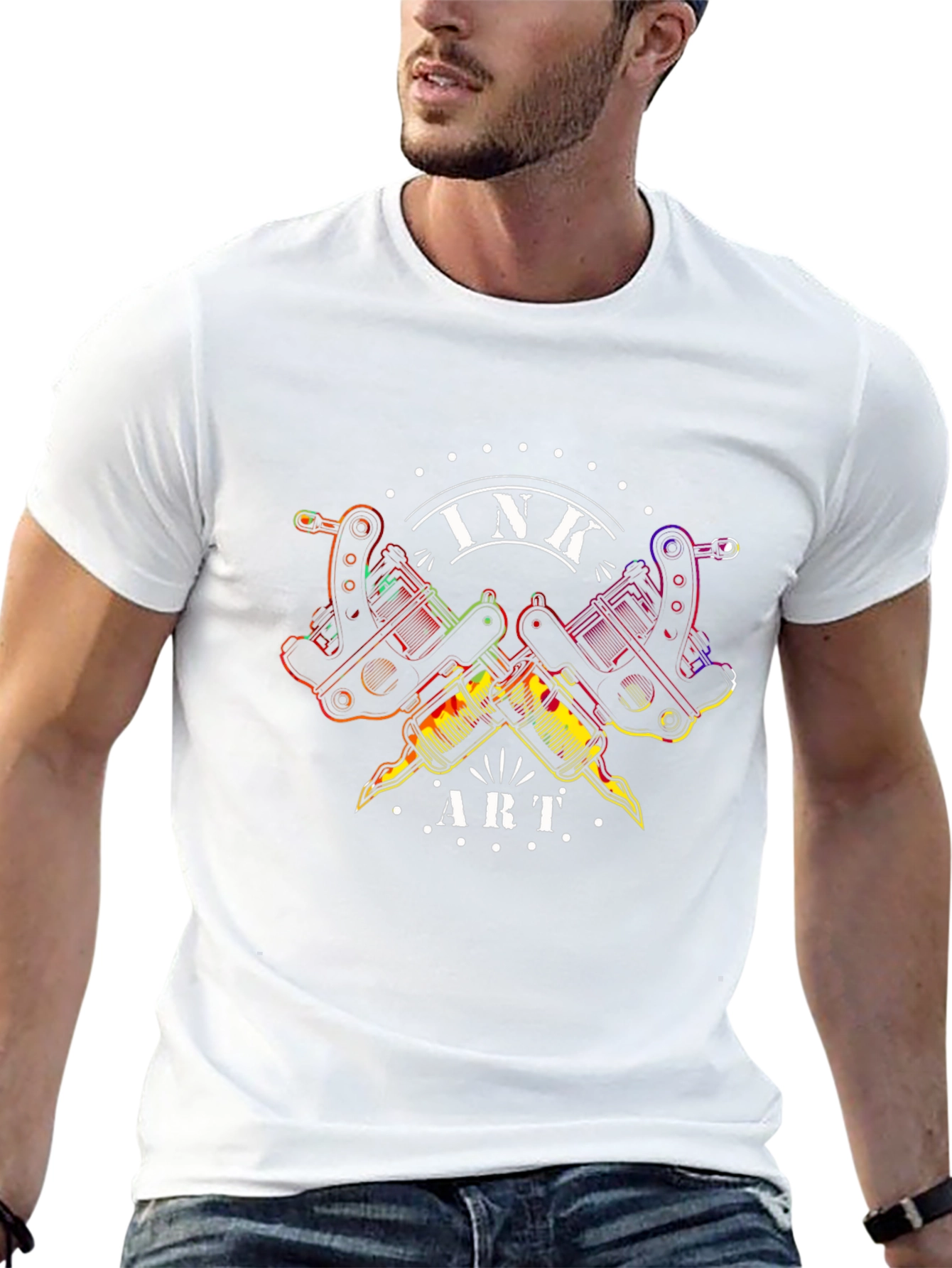 Ink Art Graphic T-Shirt - Tattoo Artist Style