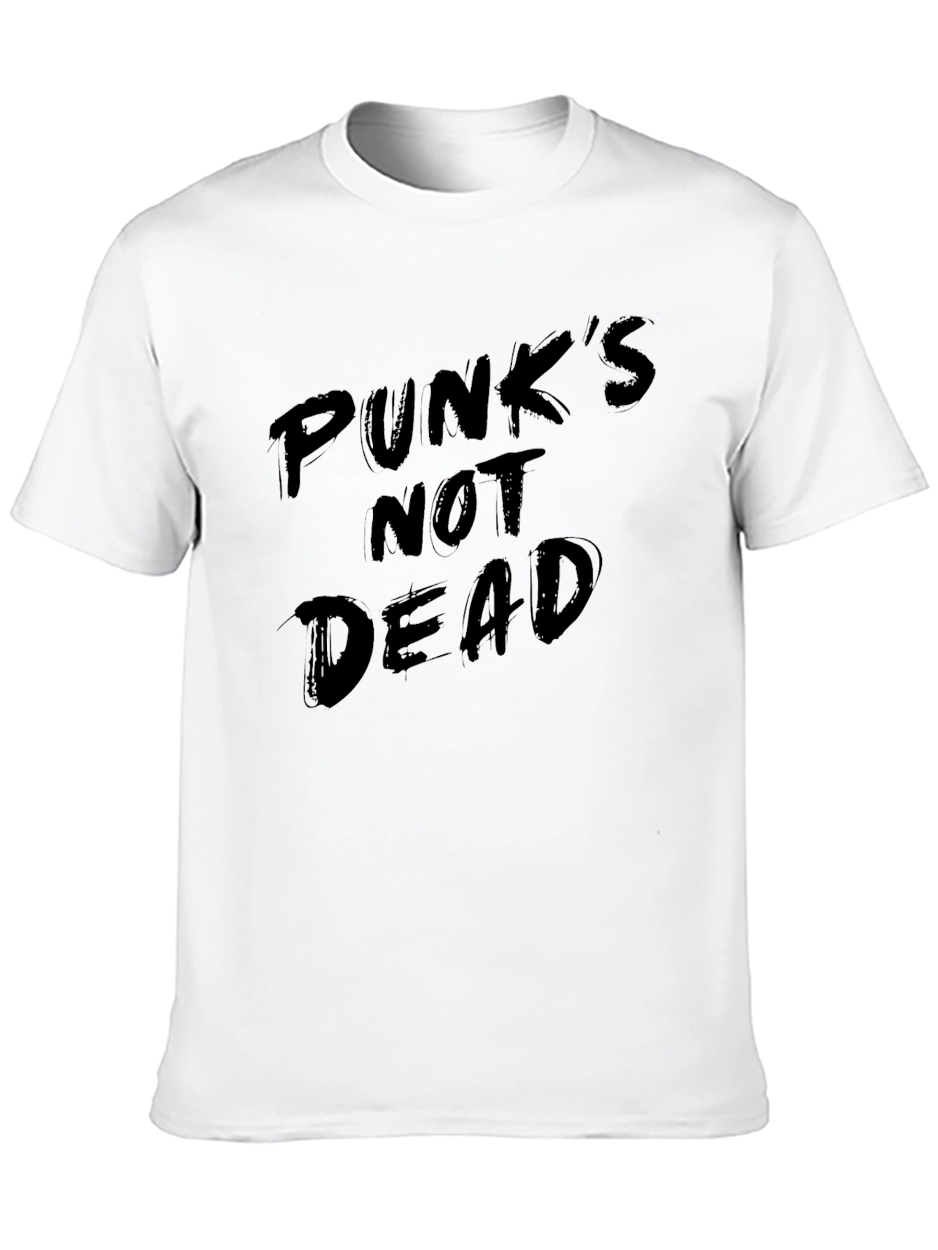 Punks Not Dead Black Graphic Tee