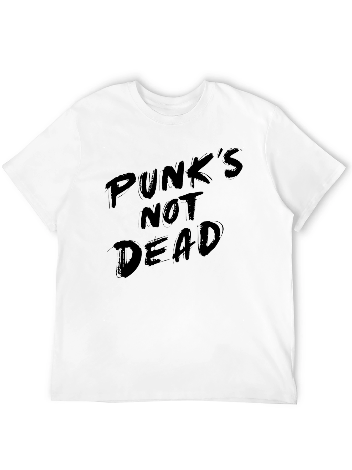 Punks Not Dead Black Graphic Tee