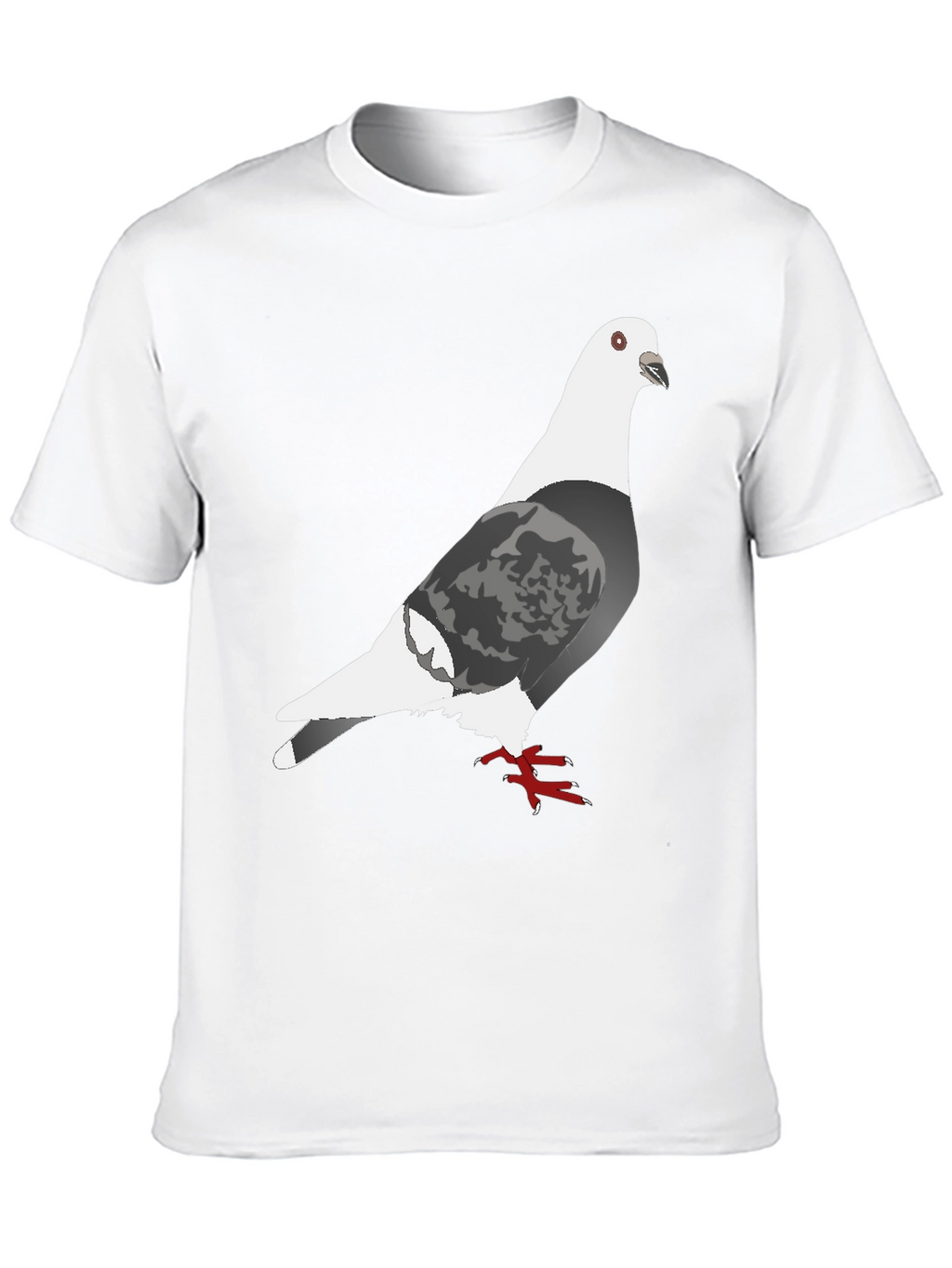 Pigeon Graphic Tee - Unique Bird Design Shirt