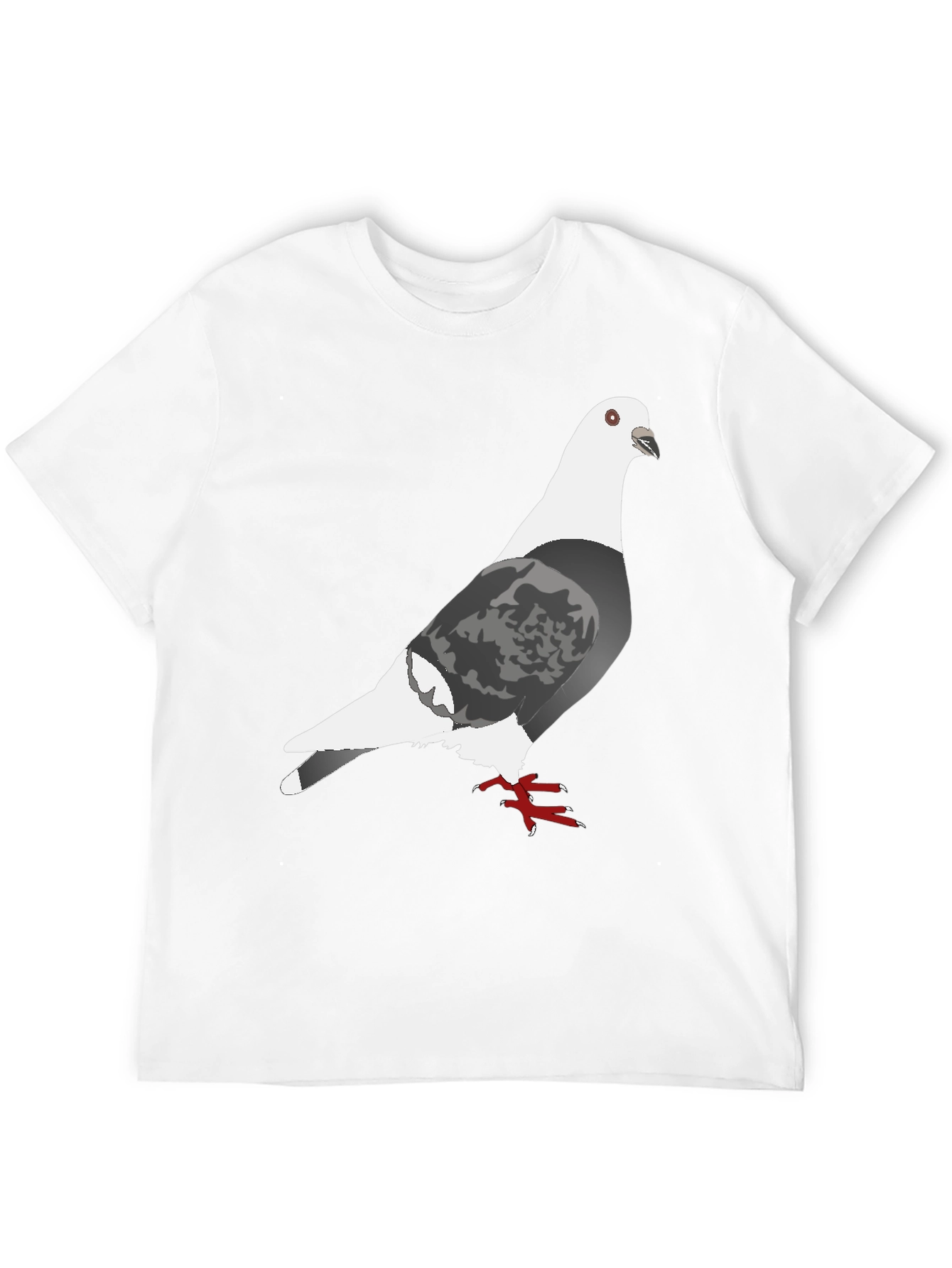 Pigeon Graphic Tee - Unique Bird Design Shirt