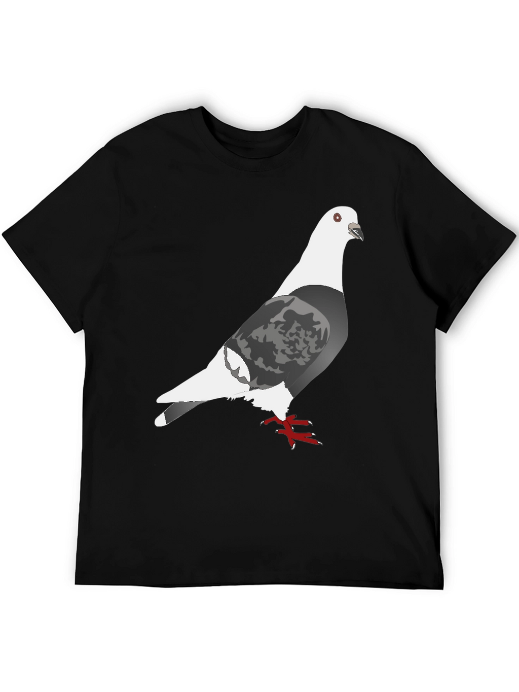 Pigeon Graphic Tee - Unique Bird Design Shirt