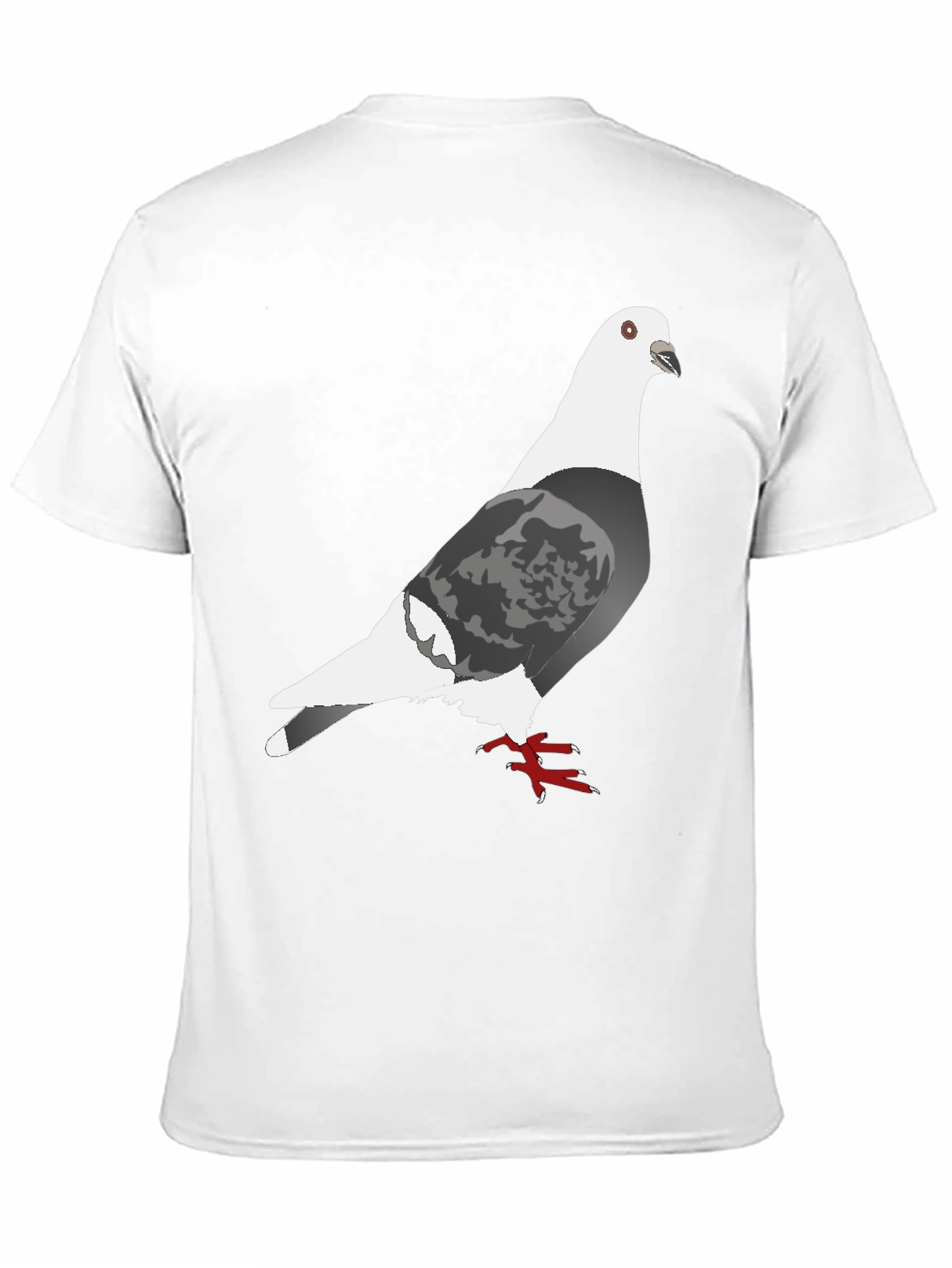 Pigeon Graphic Tee - Unique Bird Design Shirt