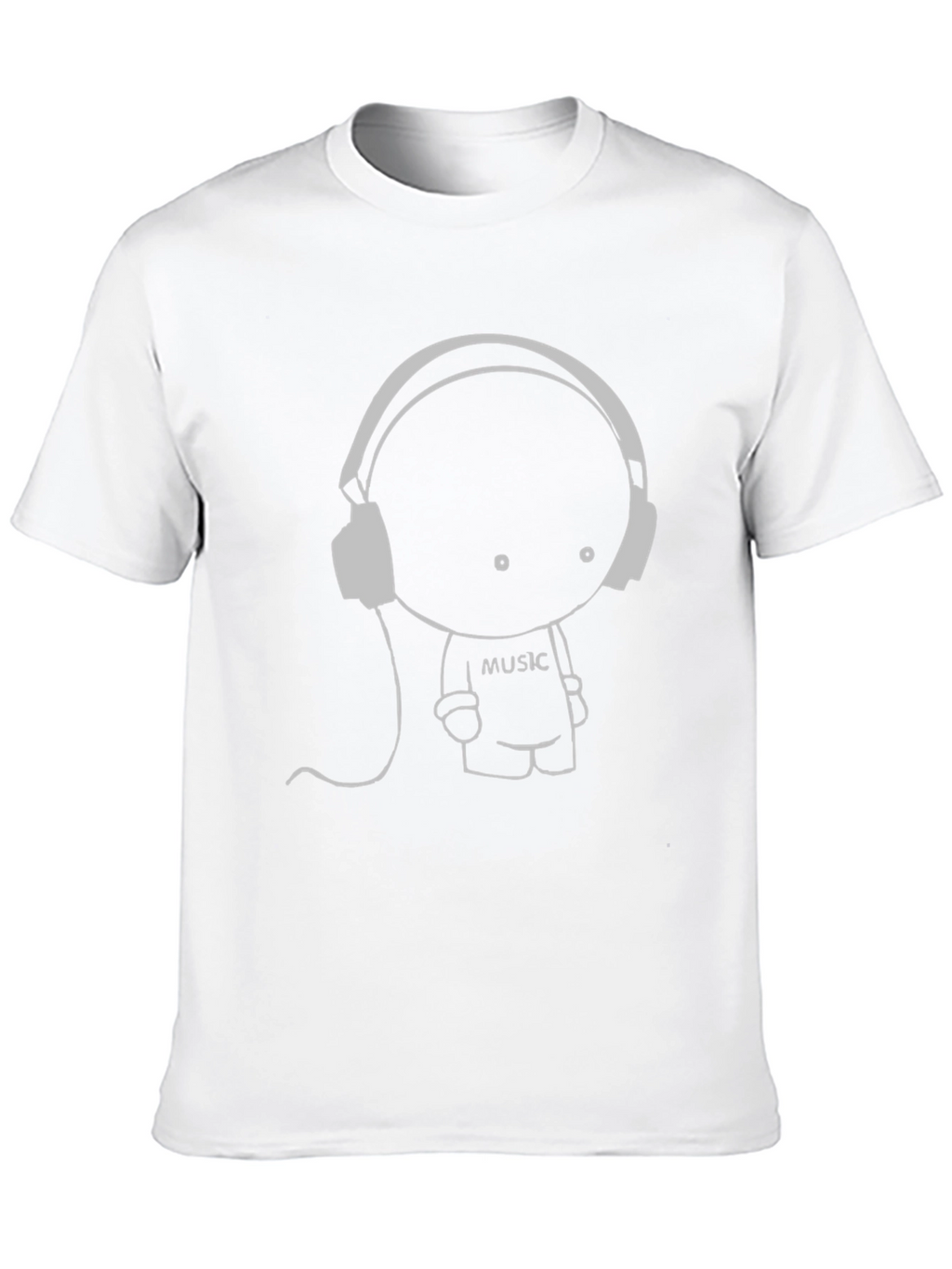 Music Lover Graphic Tee - Black
