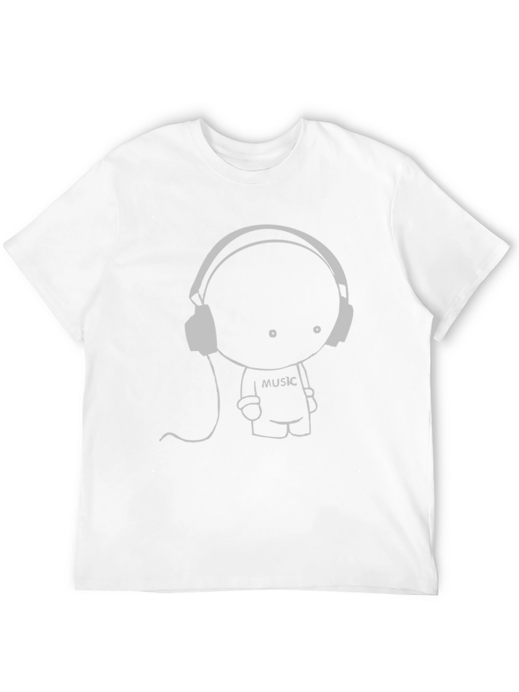 Music Lover Graphic Tee - Black