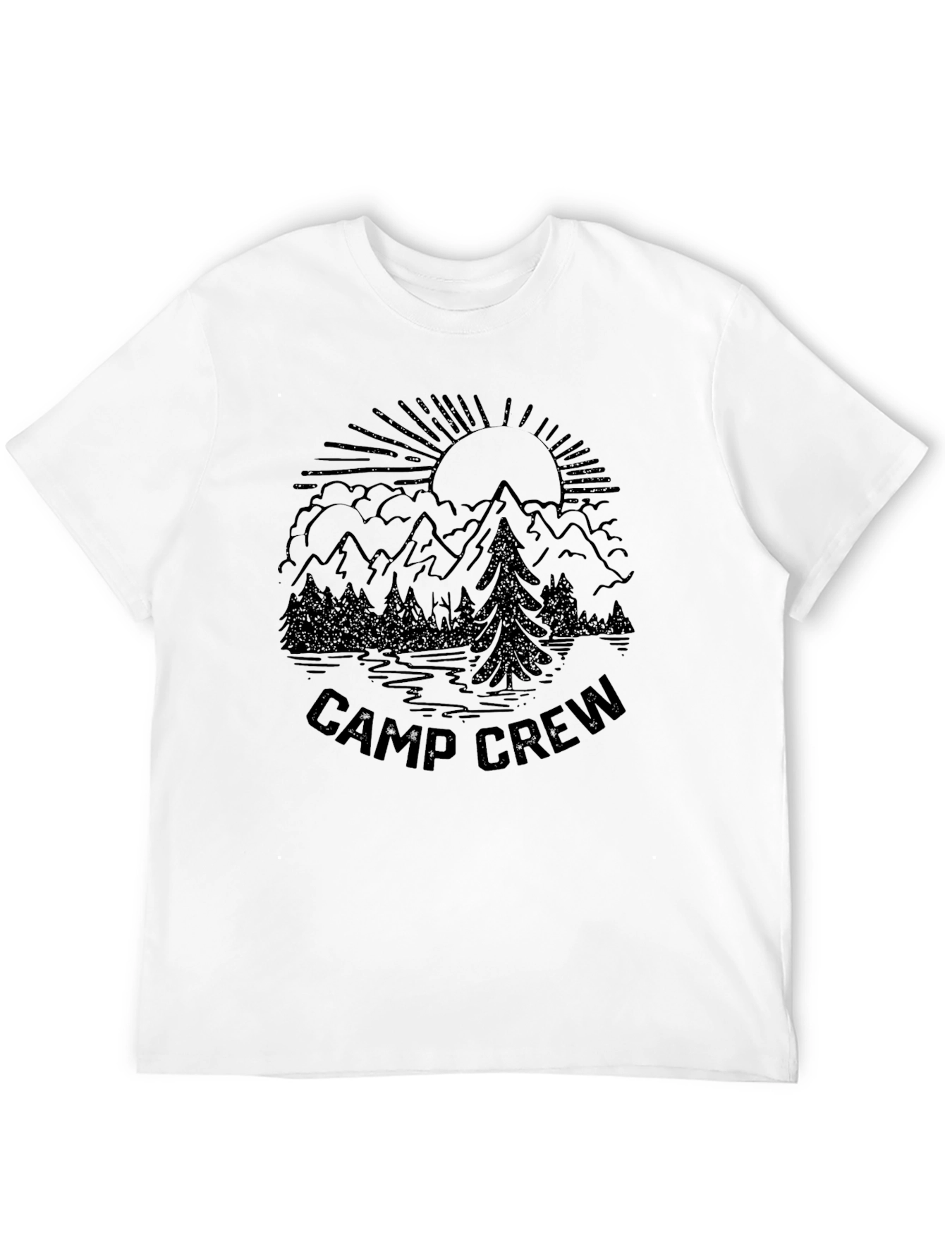 Camp Crew T-Shirt Mountain Graphic Tee