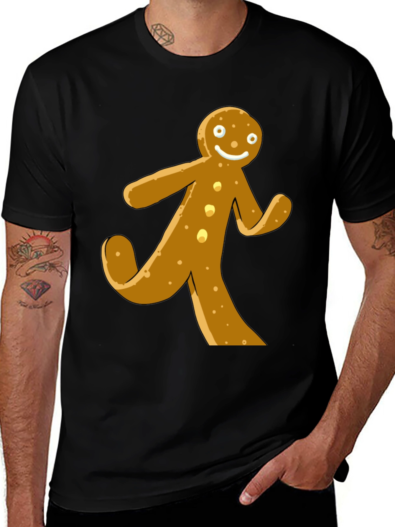 Gingerbread Man T-Shirt - Holiday Fun!