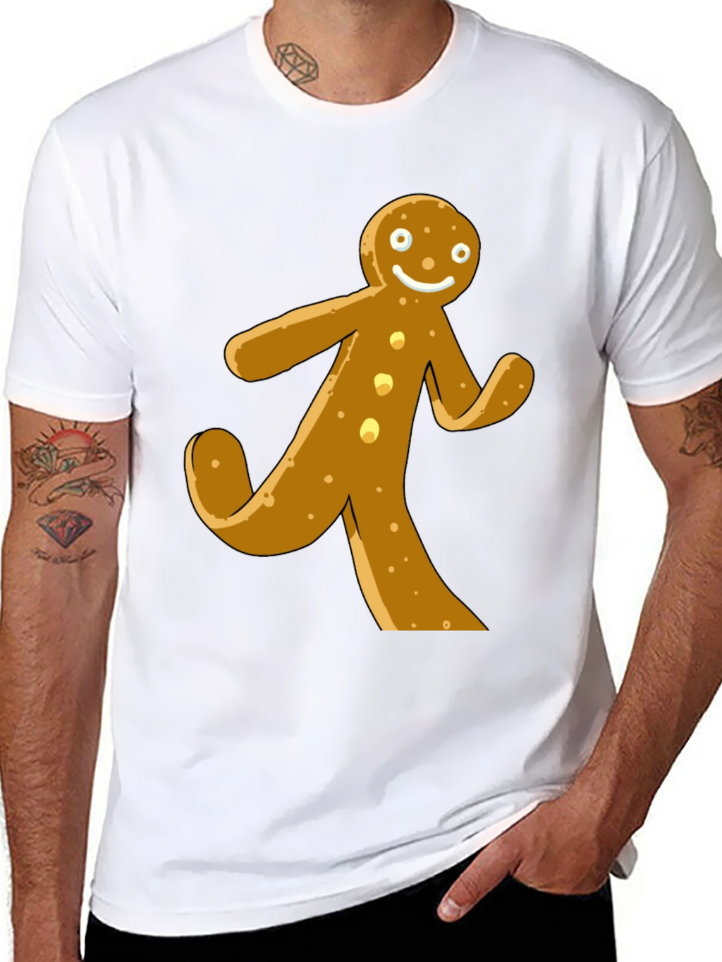 Gingerbread Man T-Shirt - Holiday Fun!
