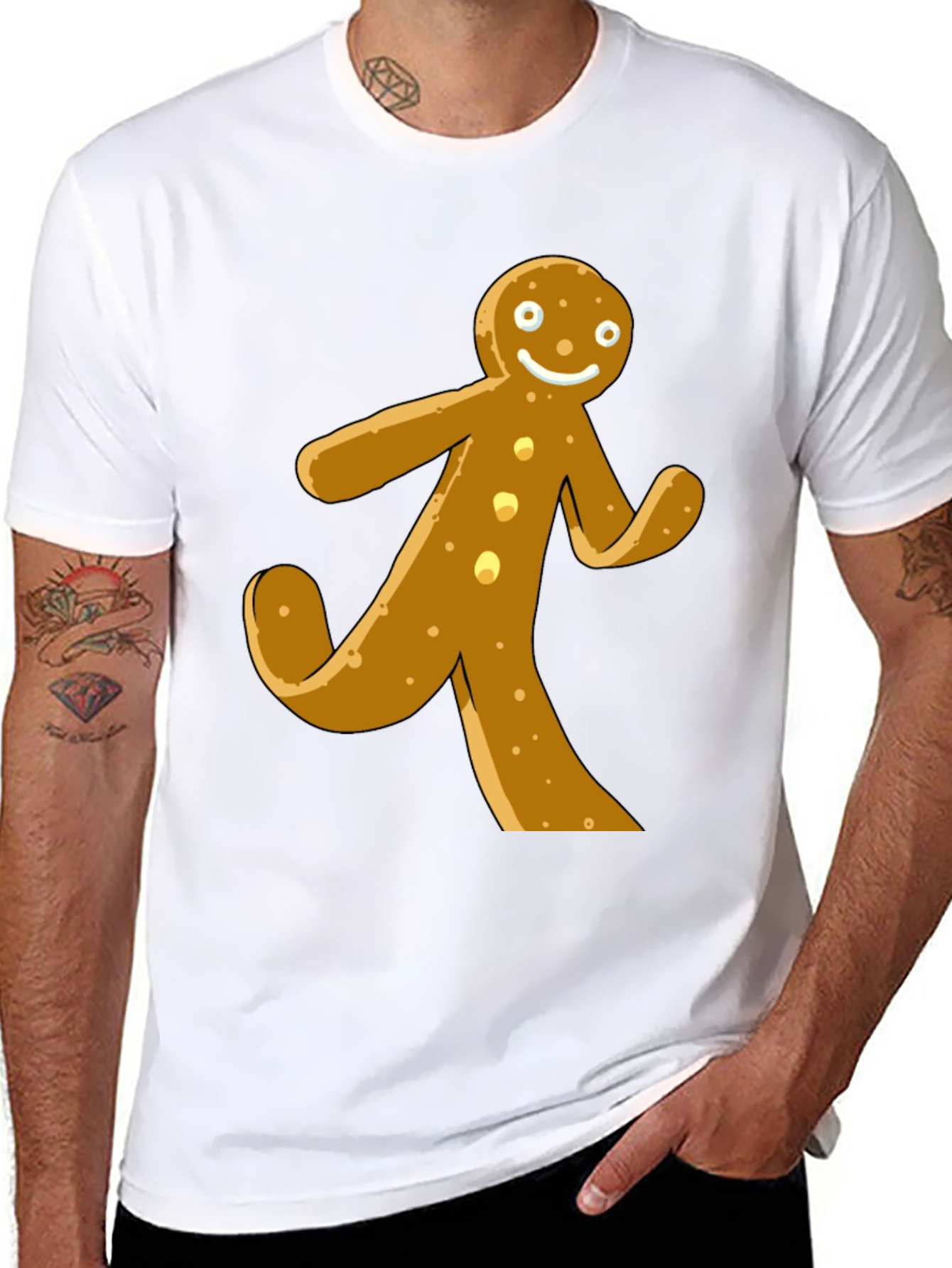 Gingerbread Man T-Shirt - Holiday Fun!