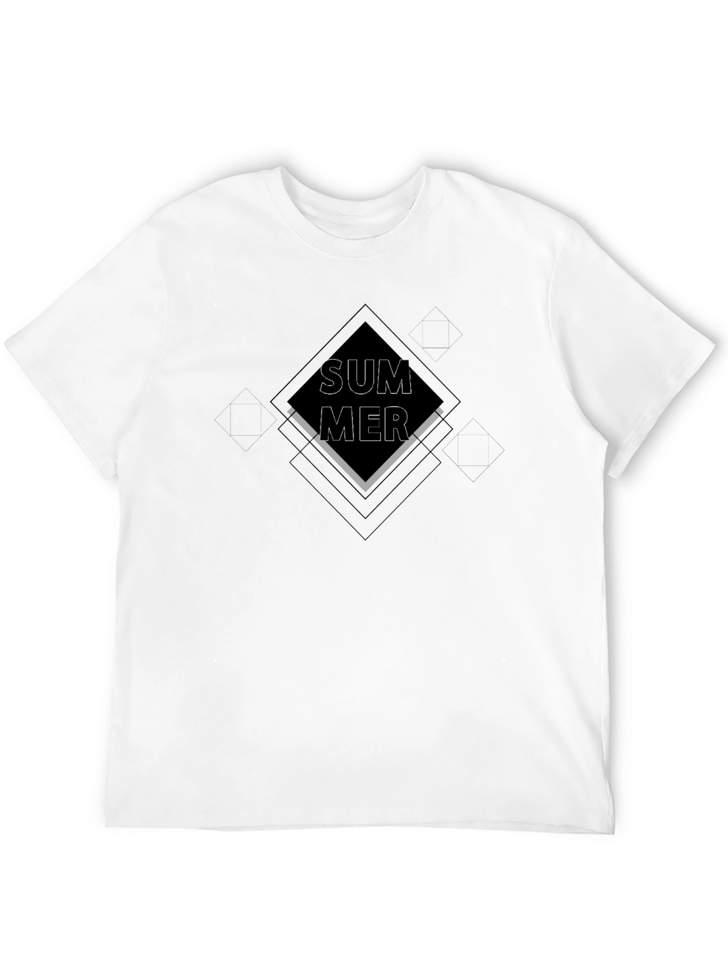 Summer Graphic T-Shirt - Cool Black Tee
