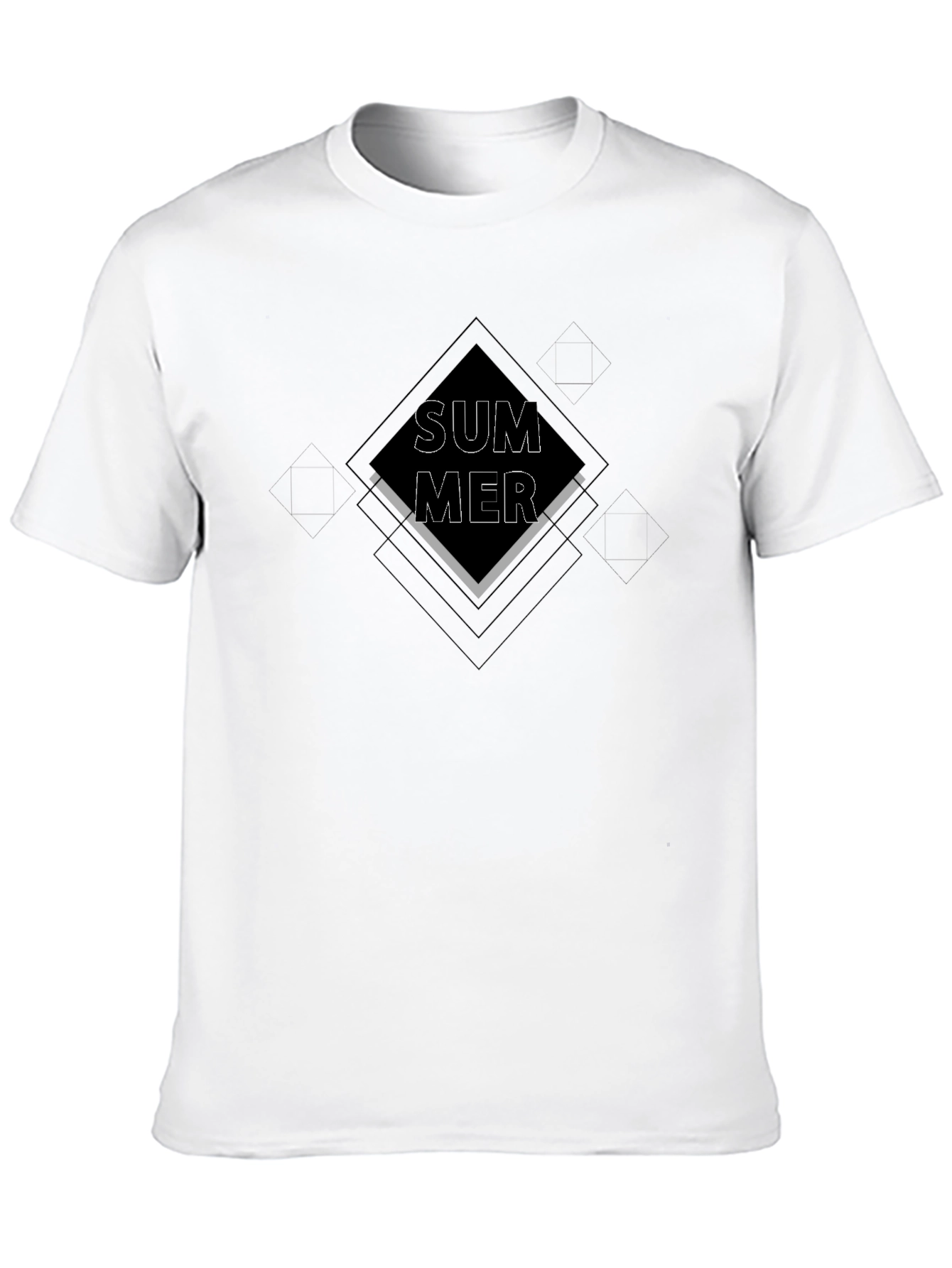 Summer Graphic T-Shirt - Cool Black Tee