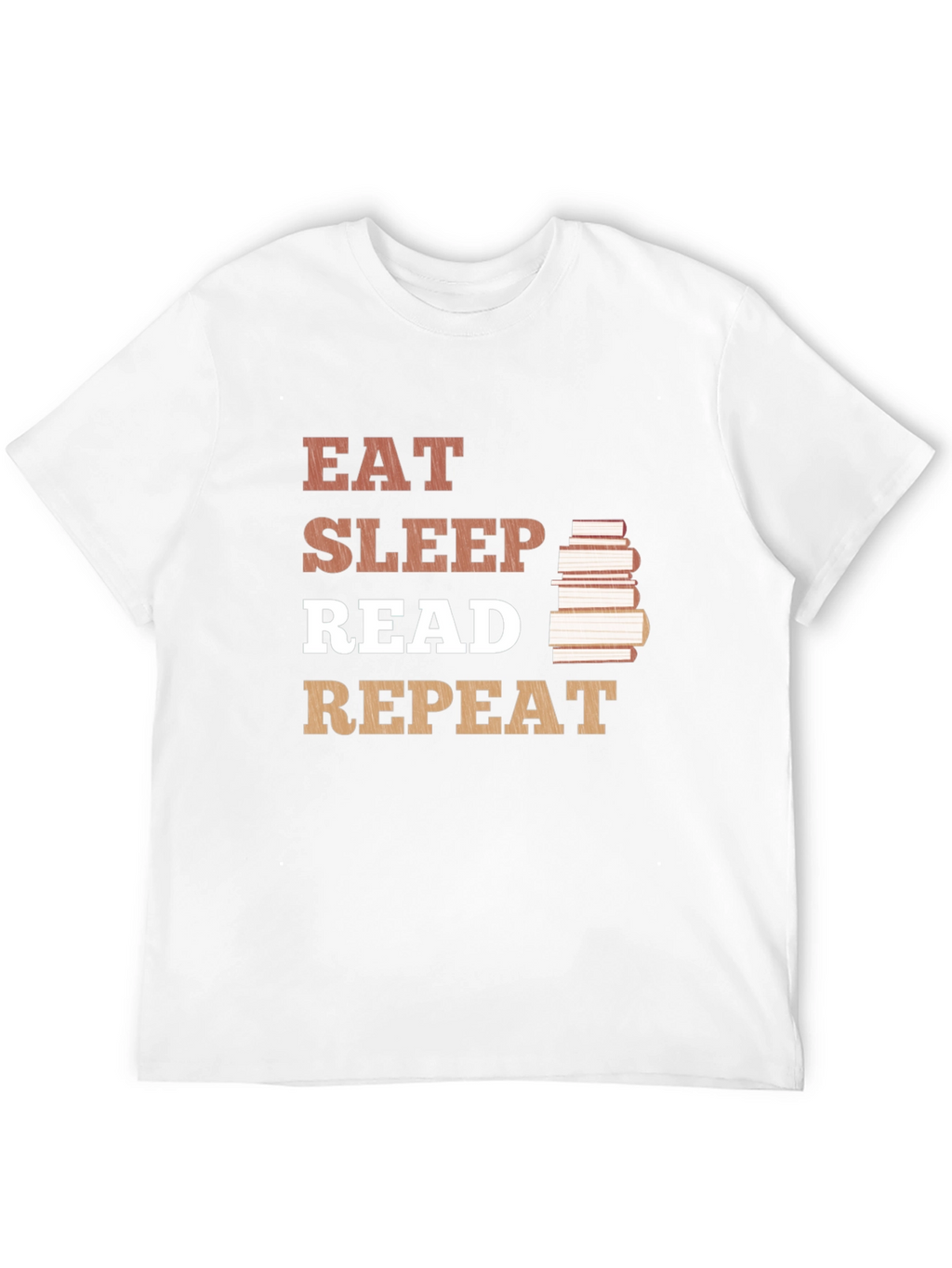 Eat Sleep Read Repeat Graphic Tee