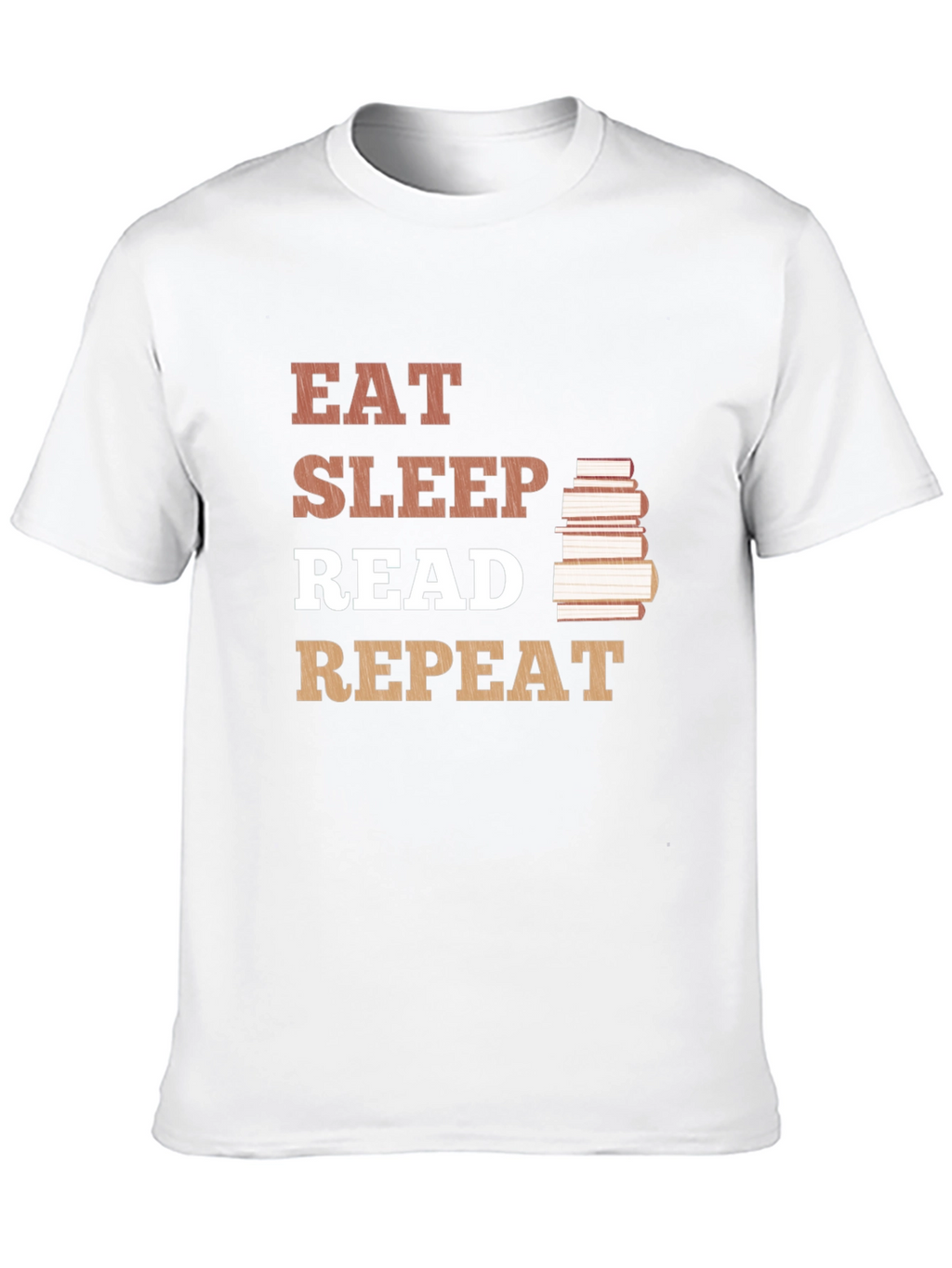 Eat Sleep Read Repeat Graphic Tee