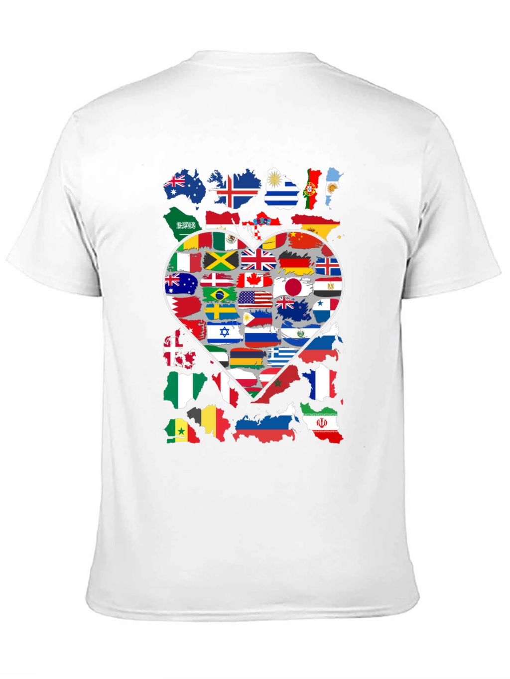 Flags of the World Heart T-Shirt