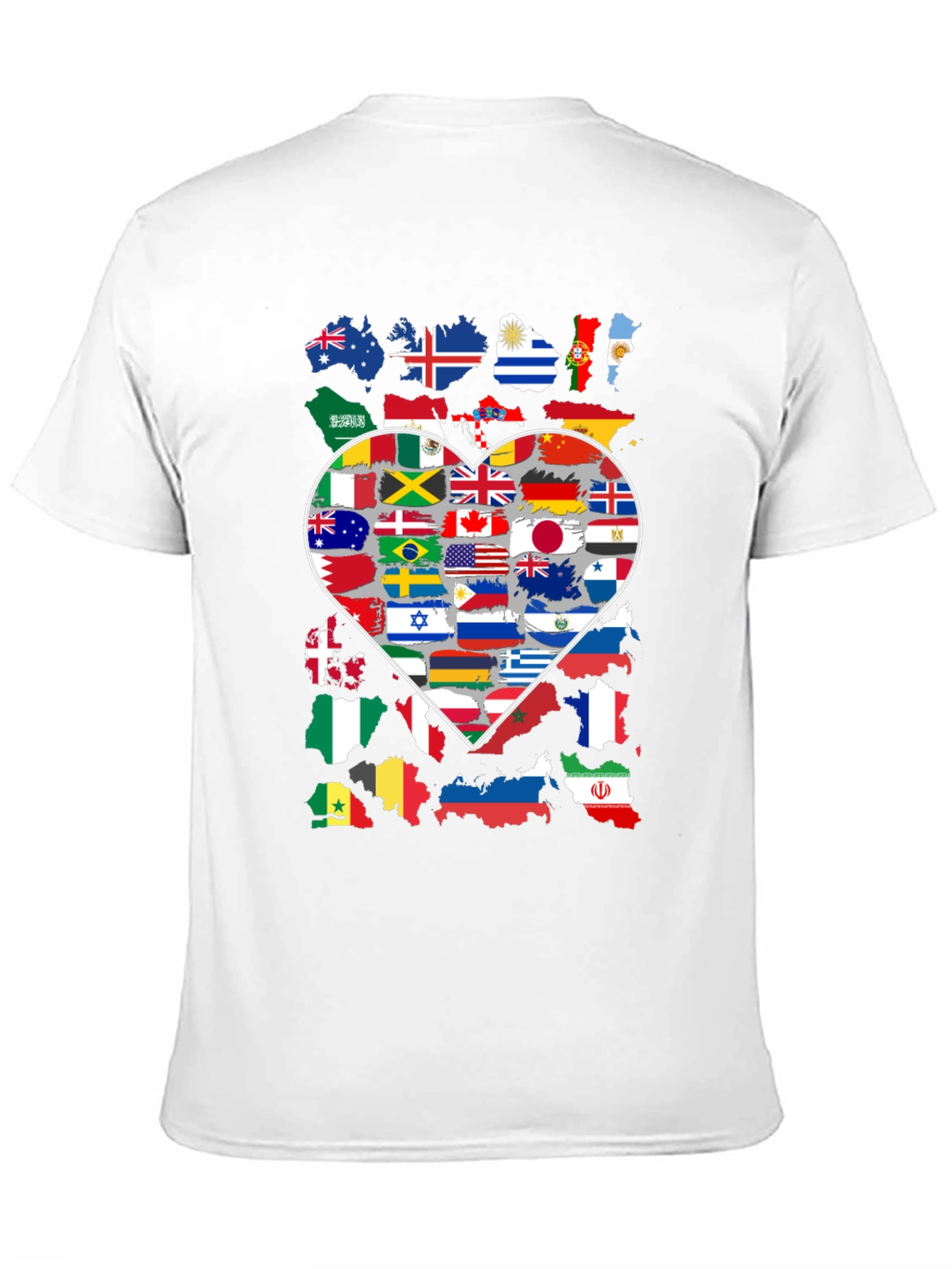 Flags of the World Heart T-Shirt