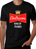 Electrician King of Trades T-Shirt