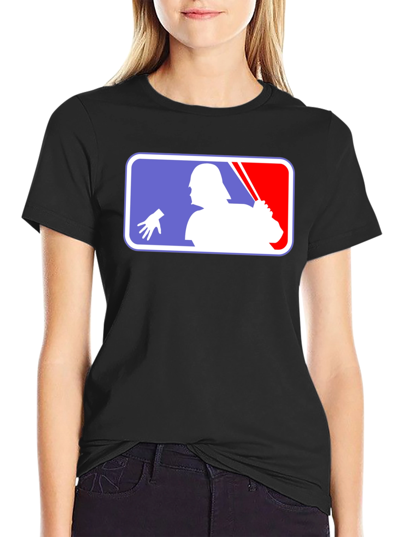 Darth Vader Baseball T-Shirt - Strike Out the Empire!