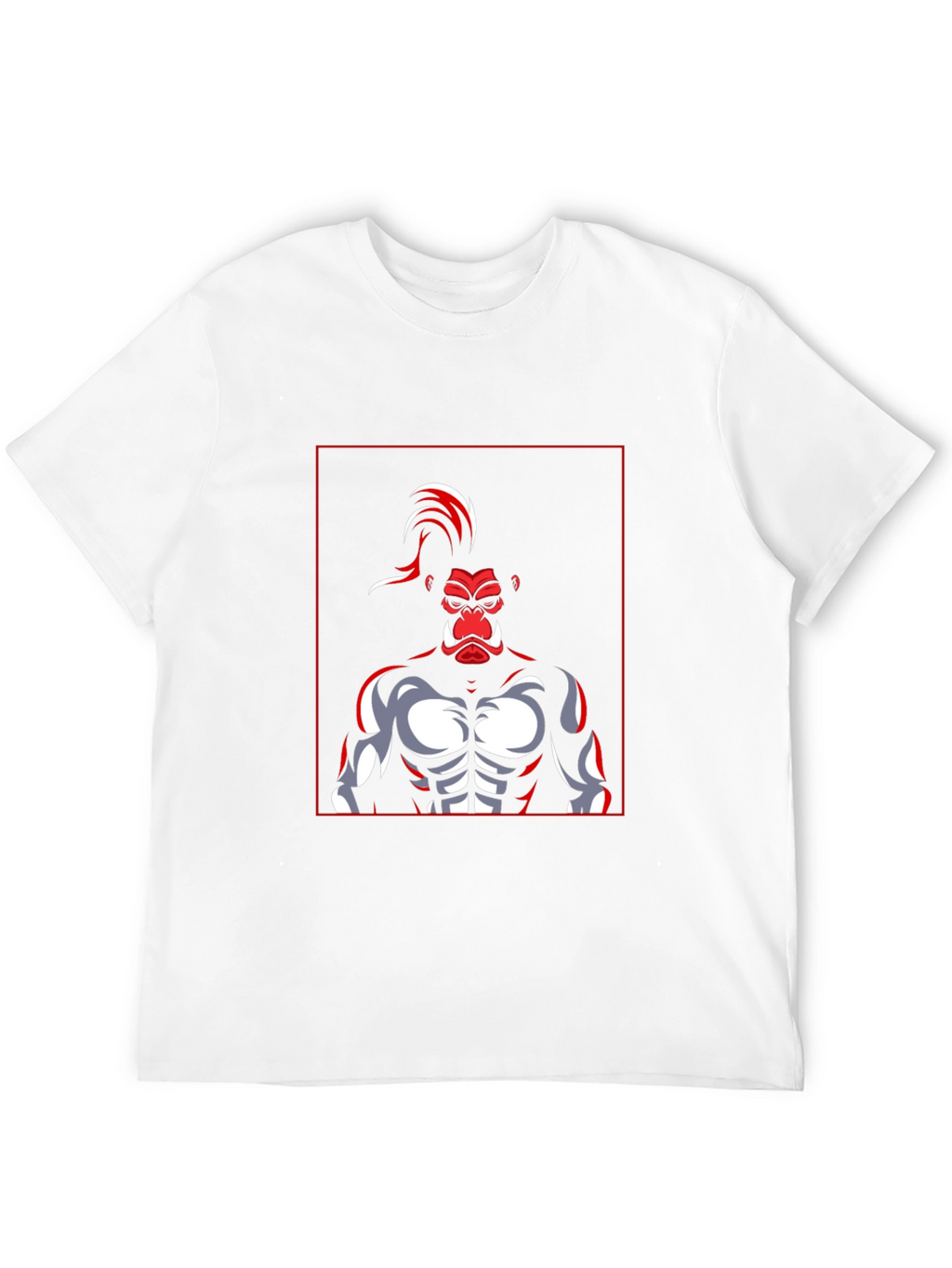 Red Ape Graphic Black T-Shirt