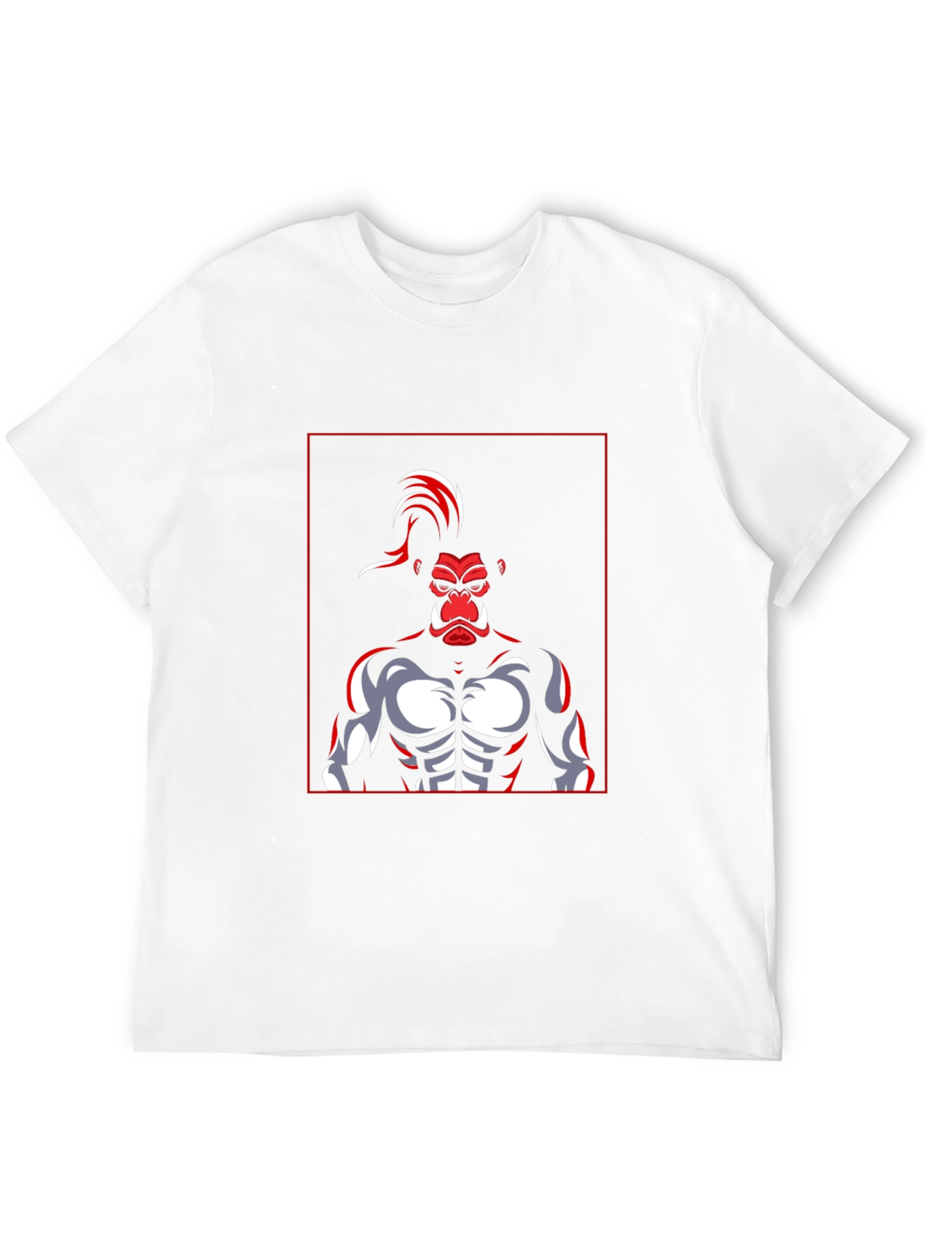 Red Ape Graphic Black T-Shirt