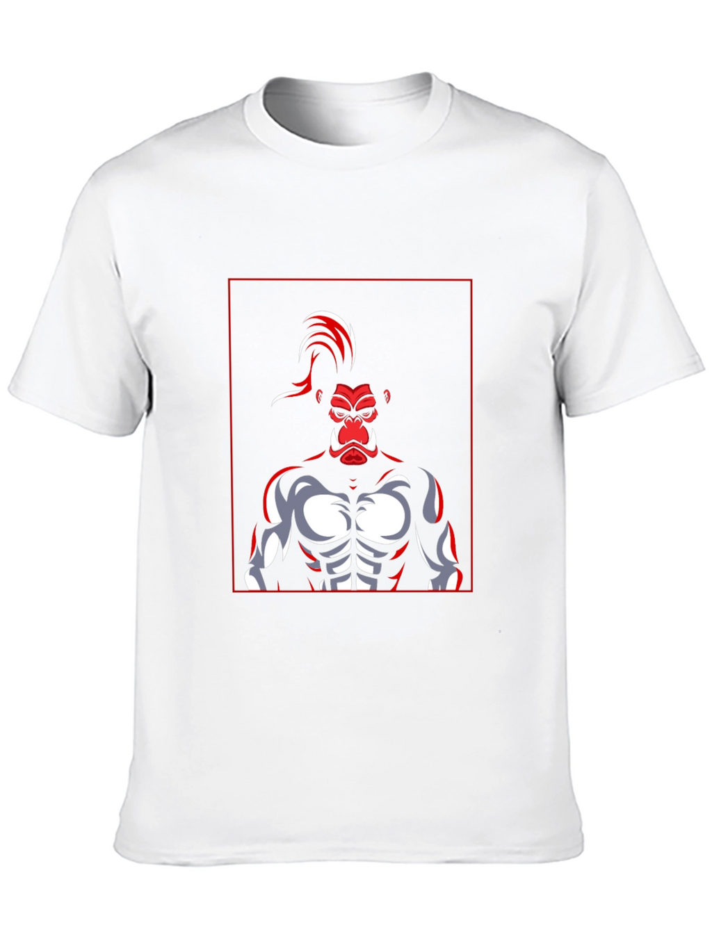 Red Ape Graphic Black T-Shirt