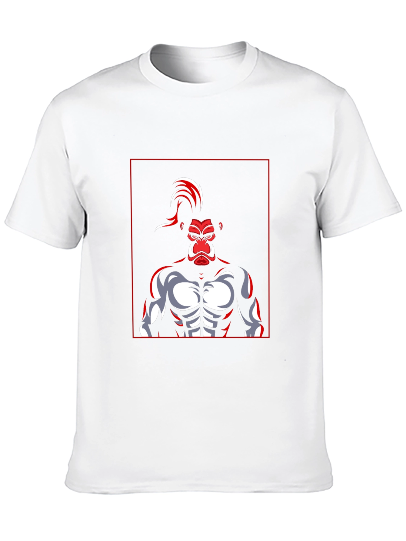Red Ape Graphic Black T-Shirt