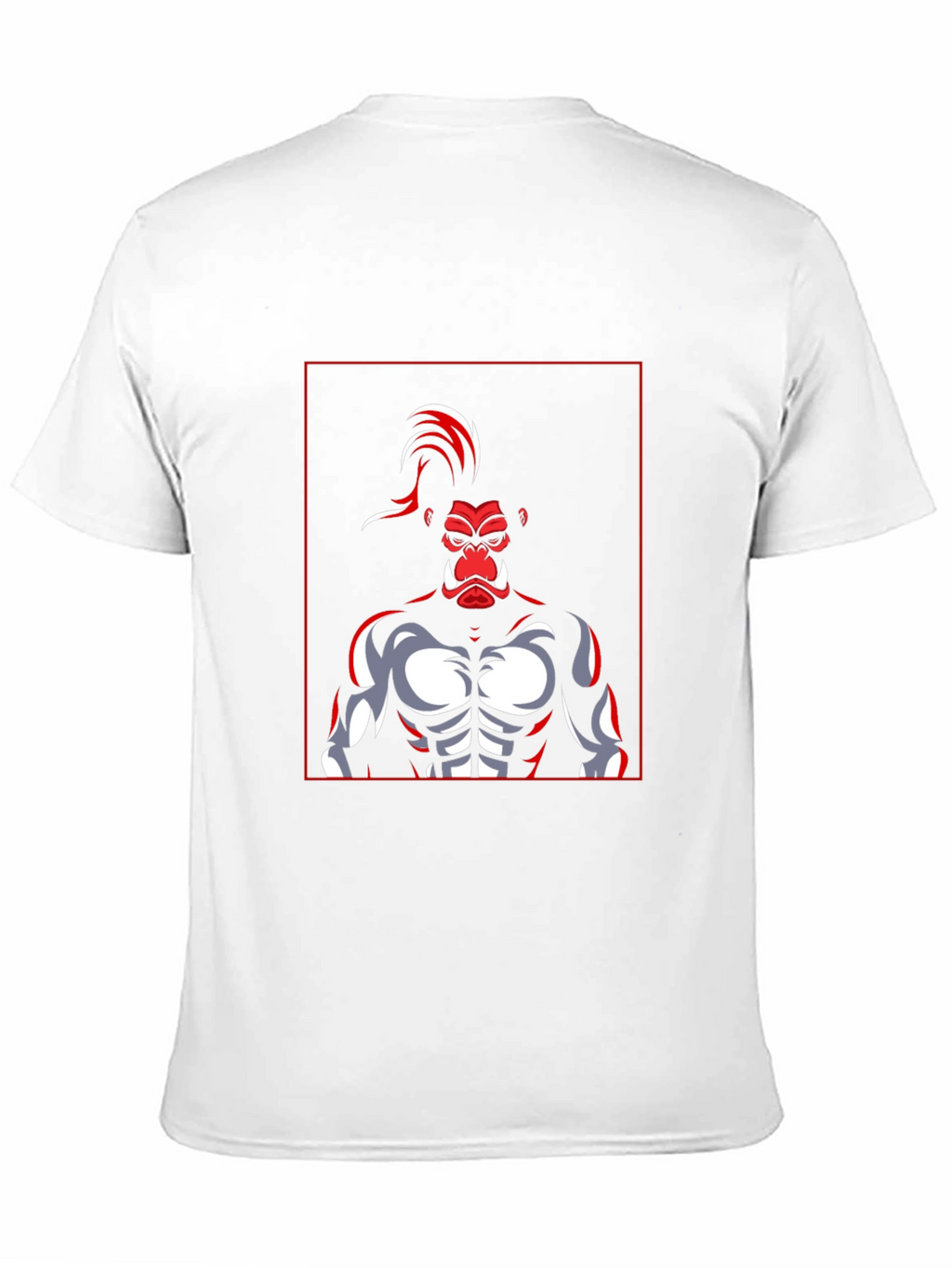 Red Ape Graphic Black T-Shirt