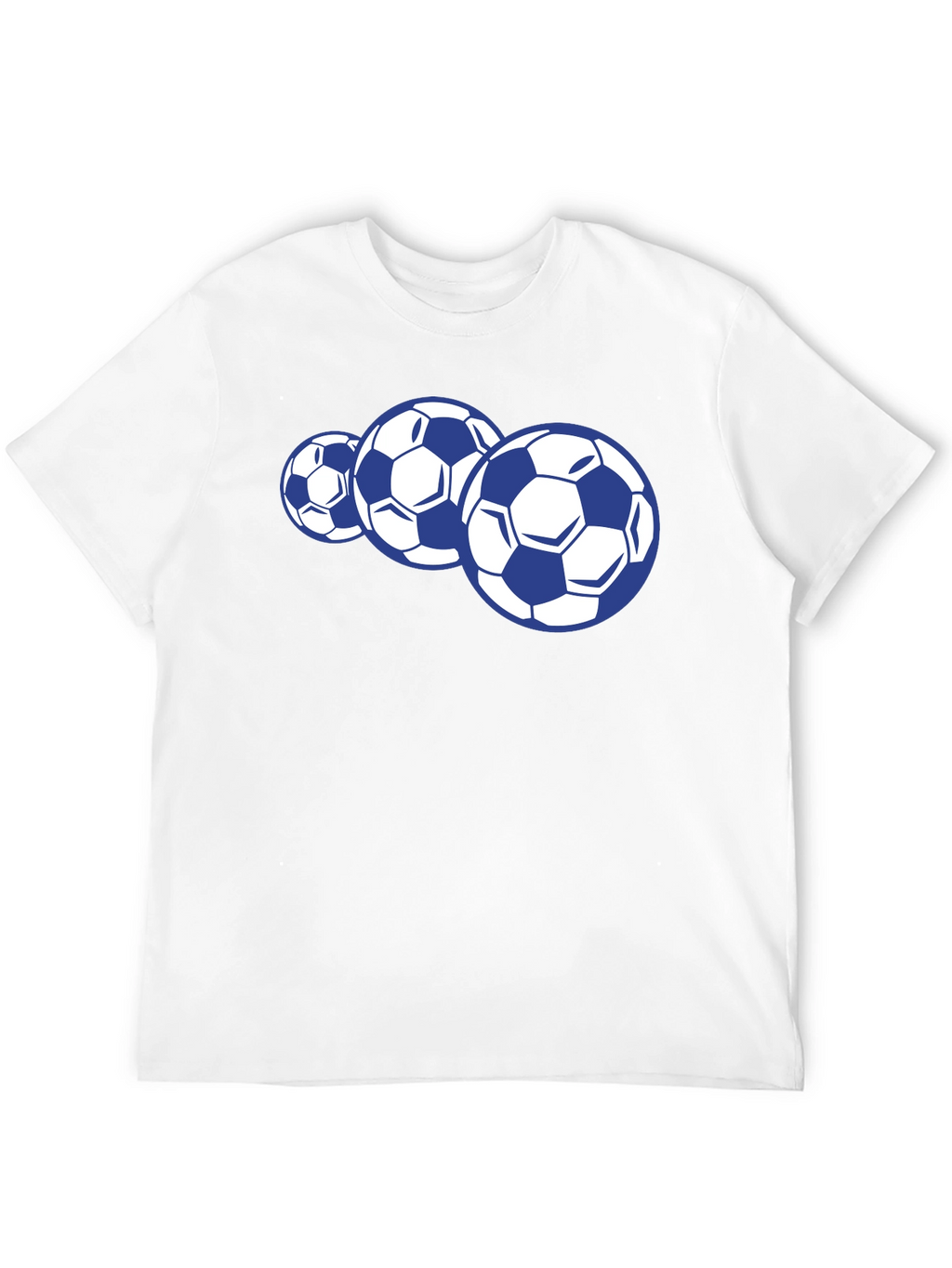 Soccer Balls Graphic Print T-Shirt