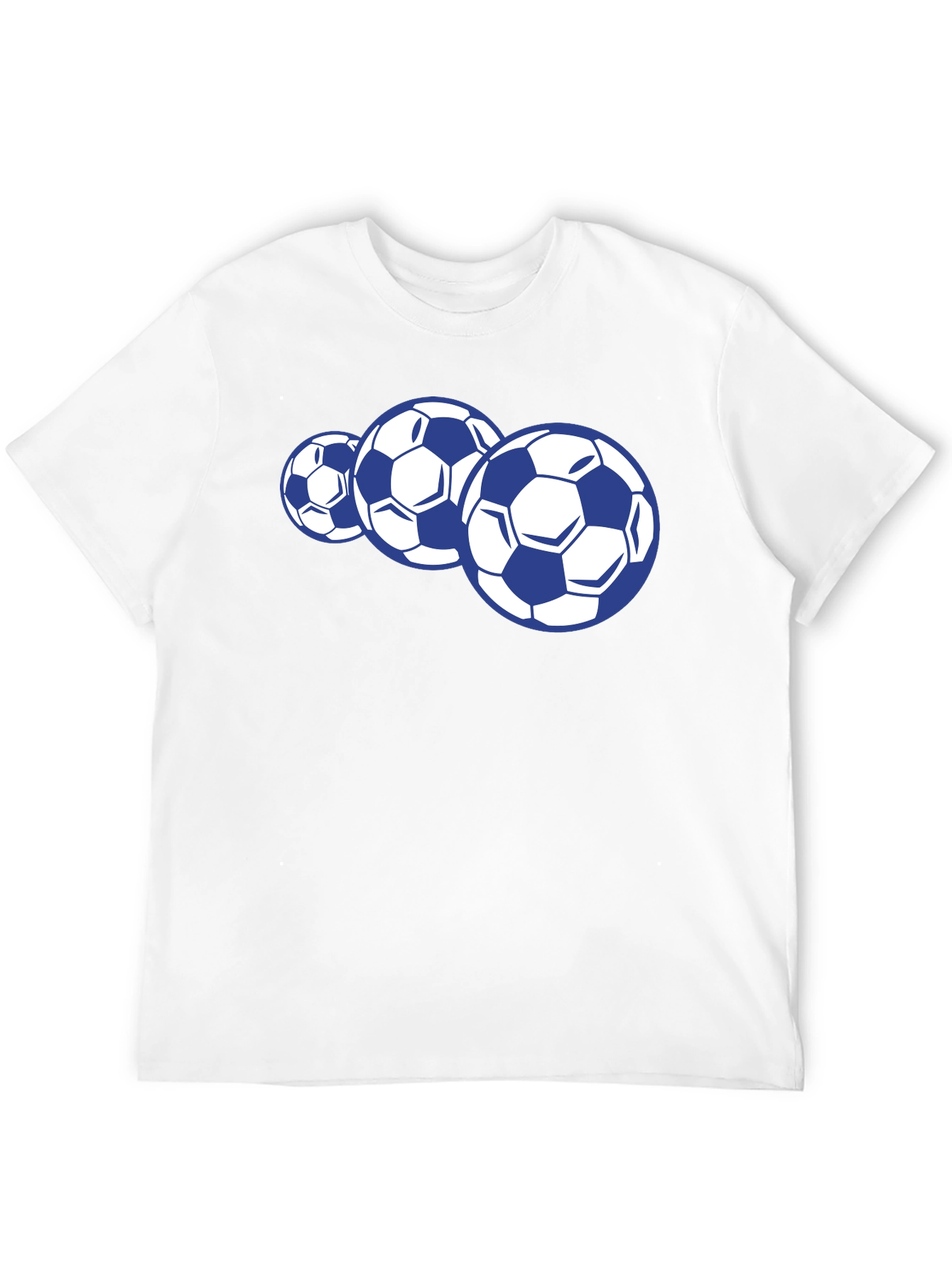 Soccer Balls Graphic Print T-Shirt