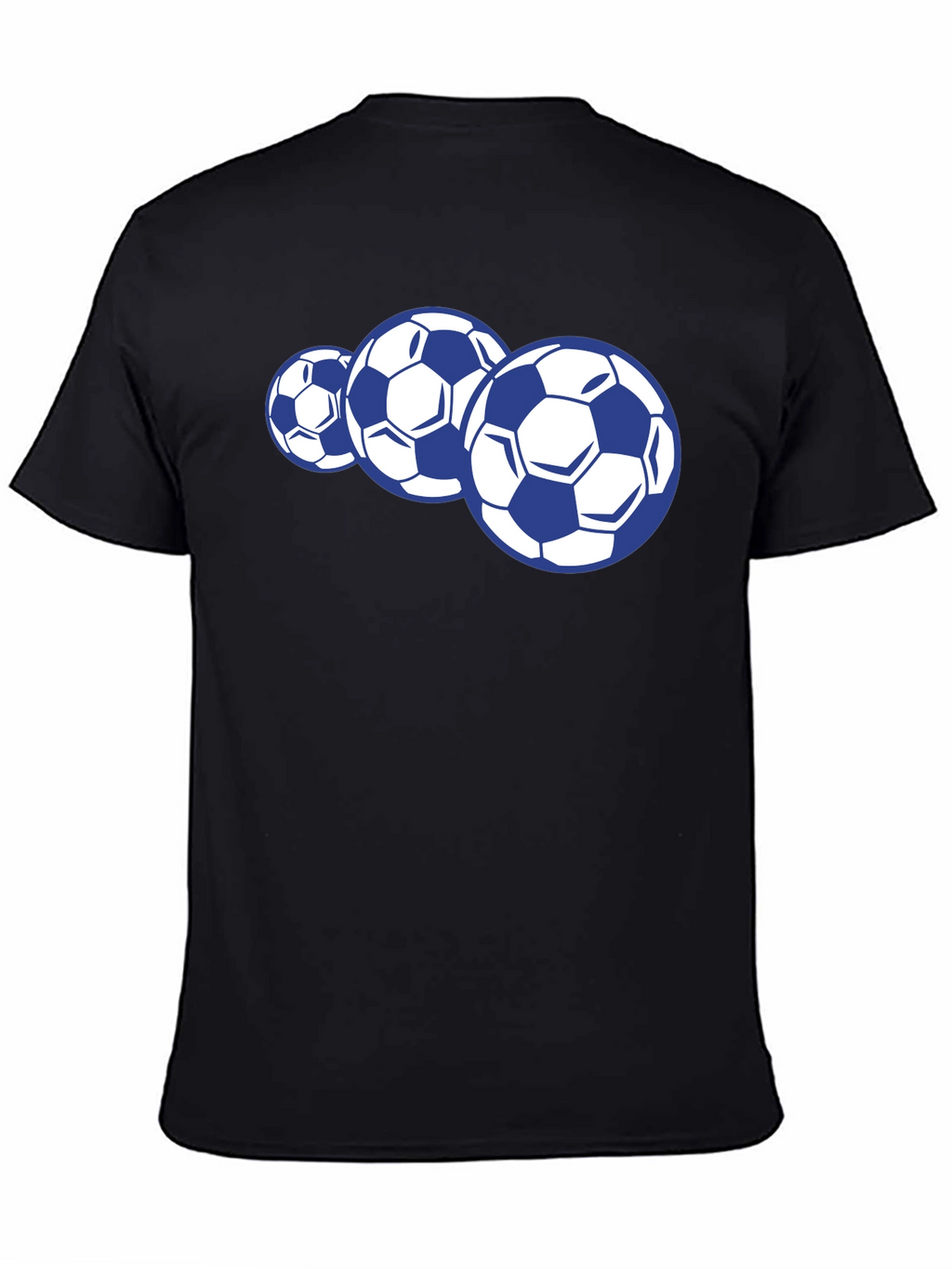 Soccer Balls Graphic Print T-Shirt