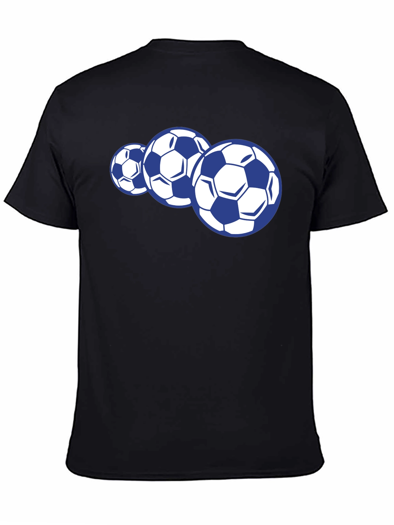 Soccer Balls Graphic Print T-Shirt