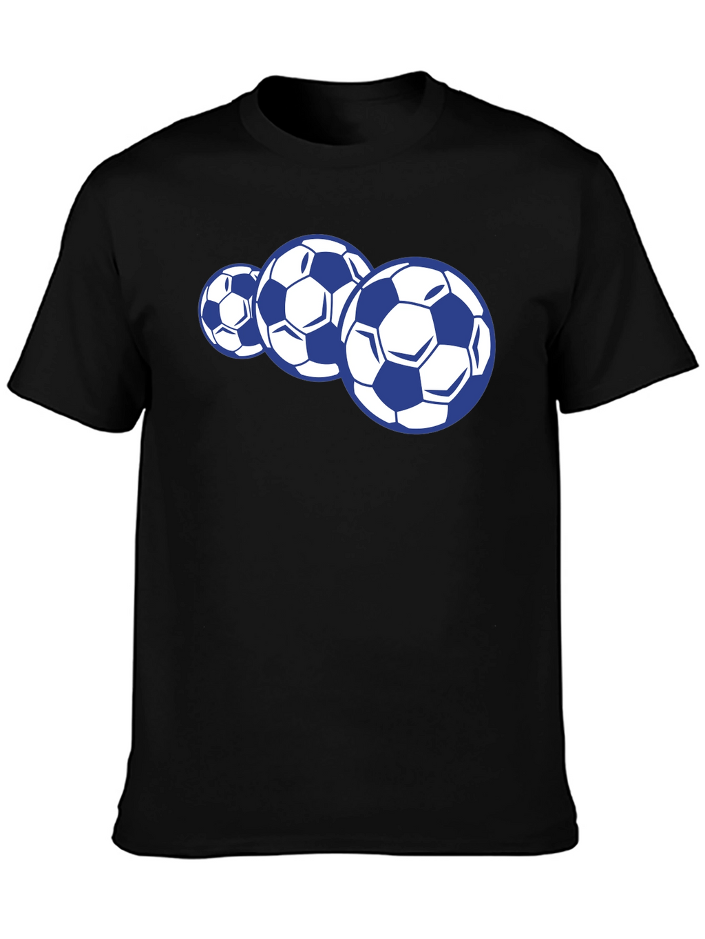 Soccer Balls Graphic Print T-Shirt