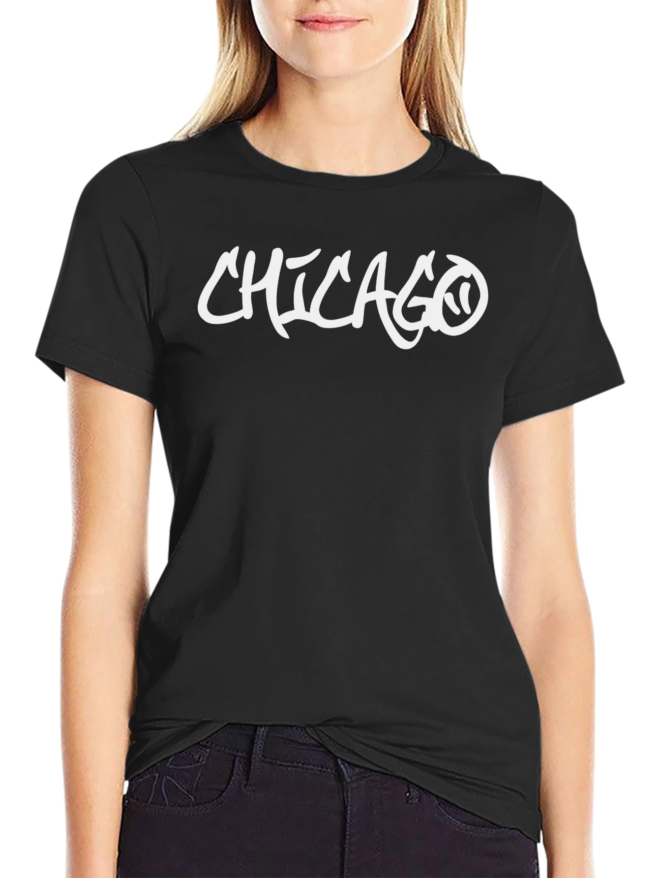 Chicago Graphic Tee - Mens Black T-Shirt