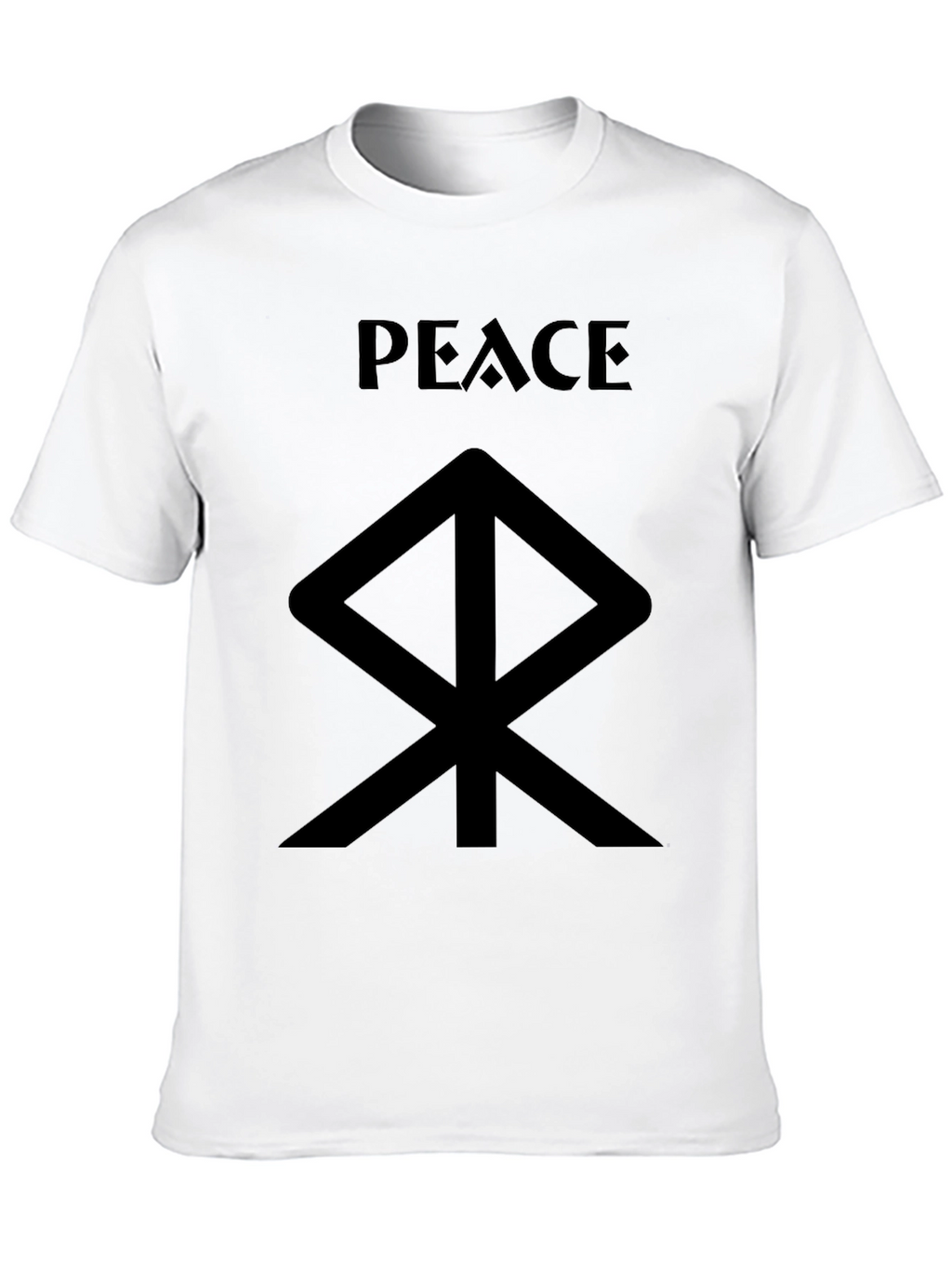 Peace Symbol Graphic Tee - Black T-Shirt