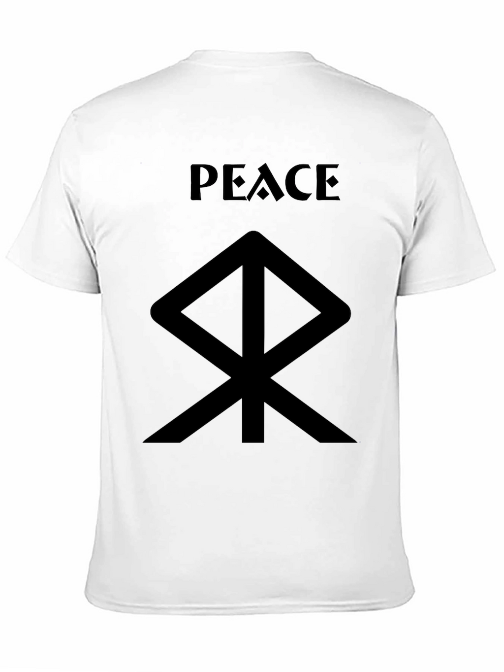 Peace Symbol Graphic Tee - Black T-Shirt