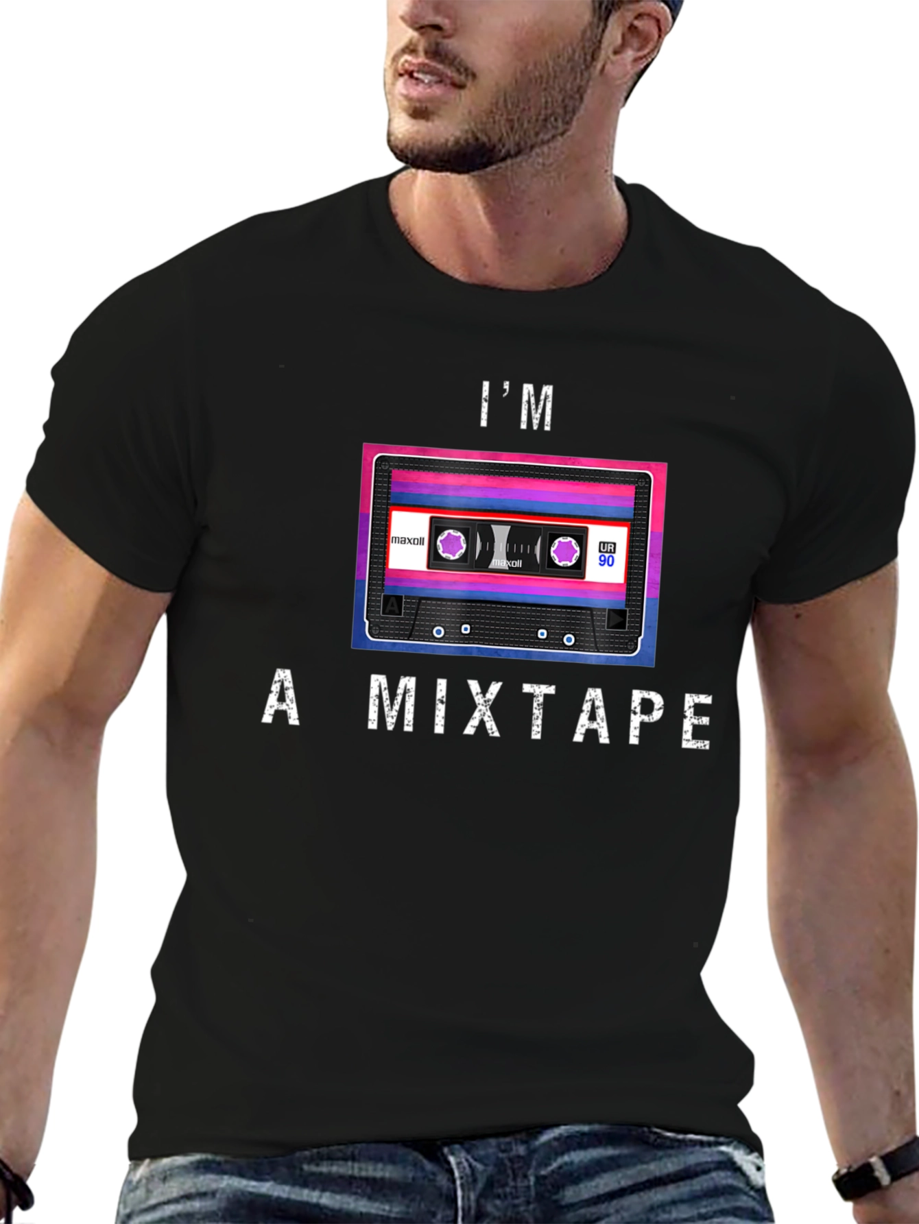 Im a Mixtape Graphic Tee - Retro Cassette T-Shirt