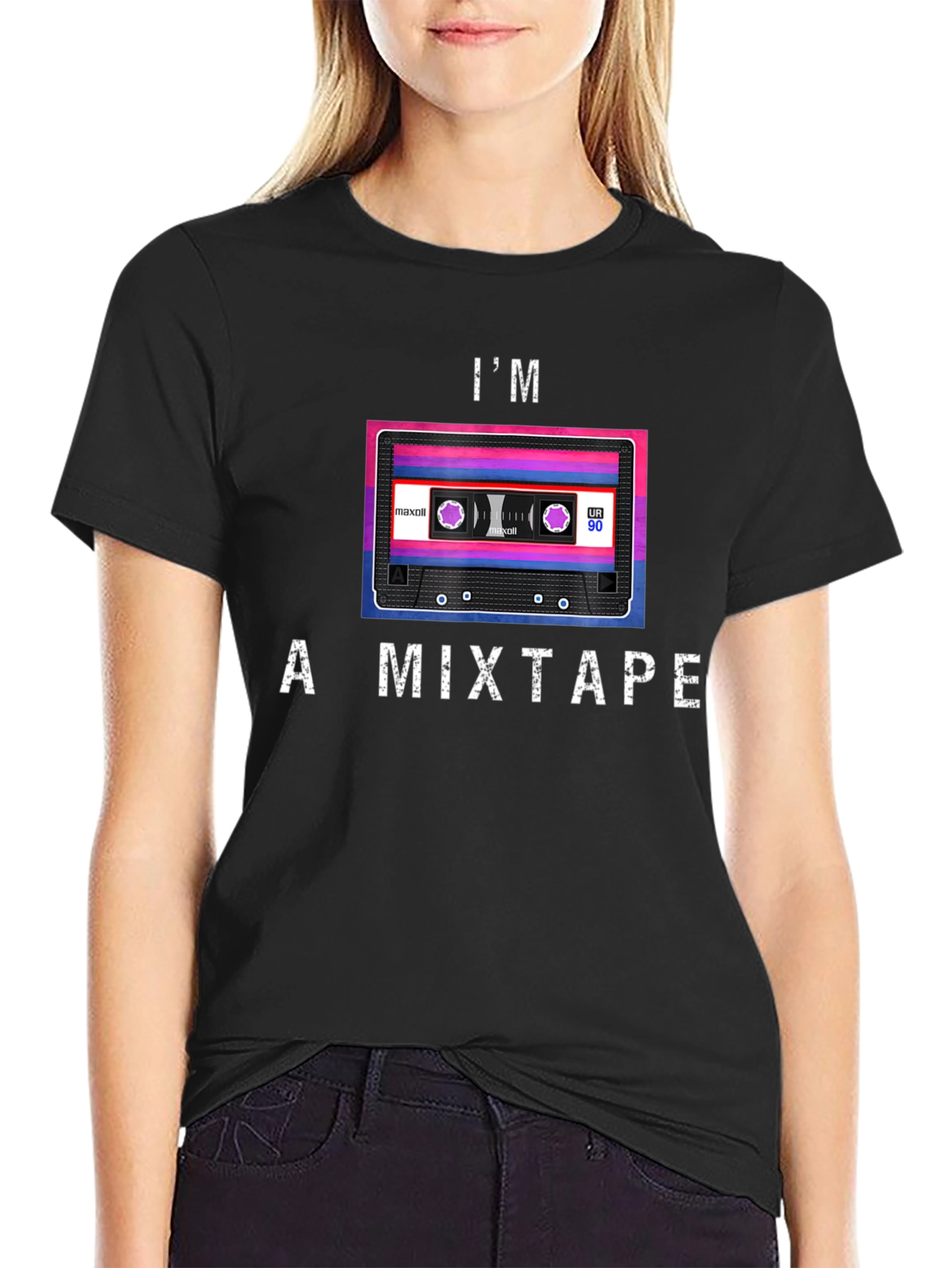 Im a Mixtape Graphic Tee - Retro Cassette T-Shirt