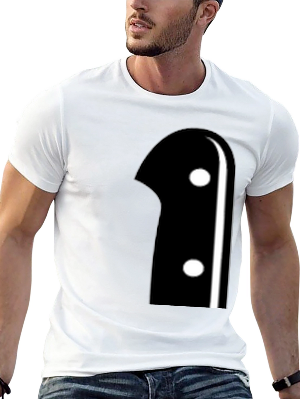 Knife Handle Graphic Tee - Modern Novelty Shirt