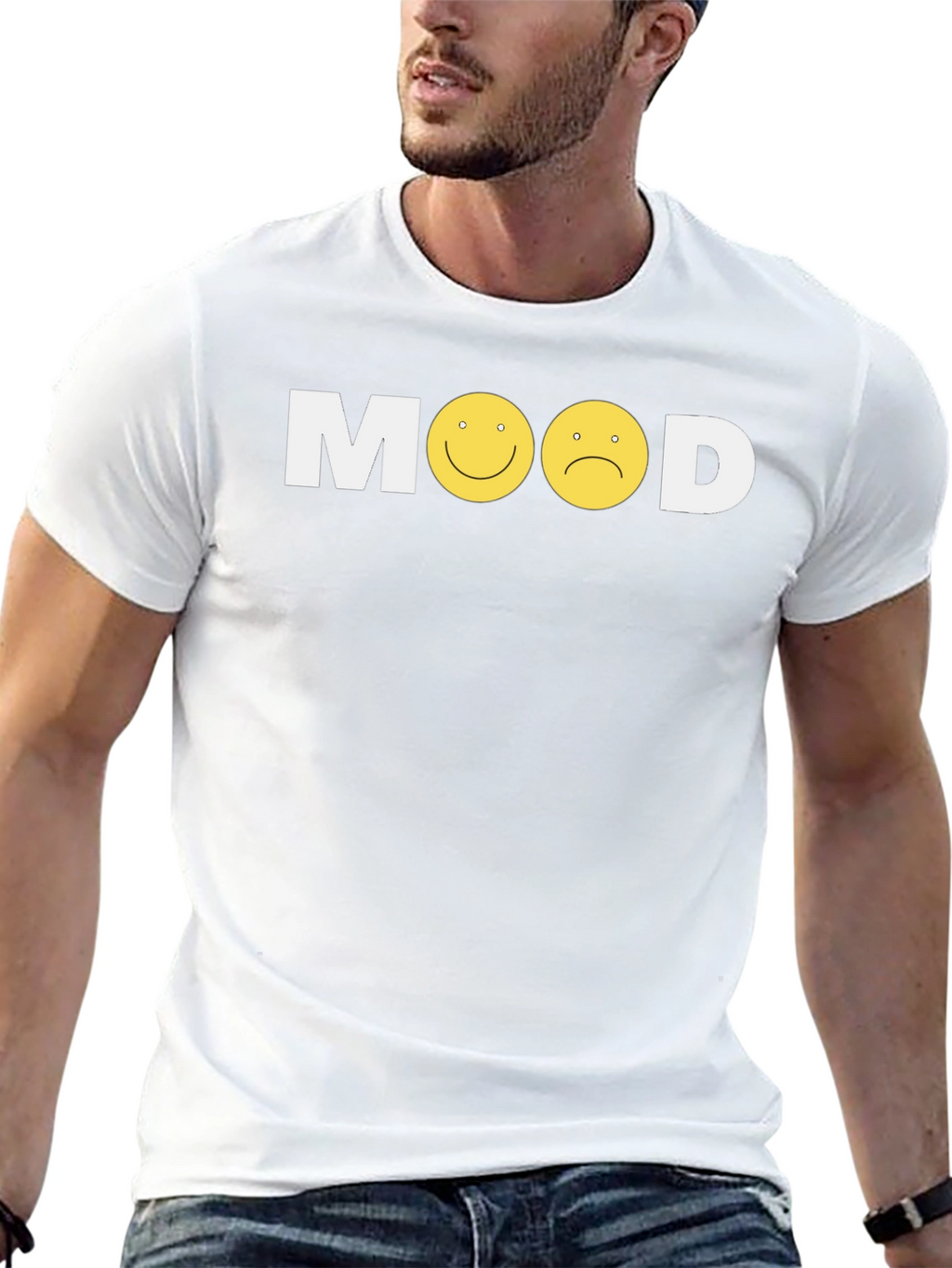 Mood T-Shirt: Happy Sad Express Yourself!