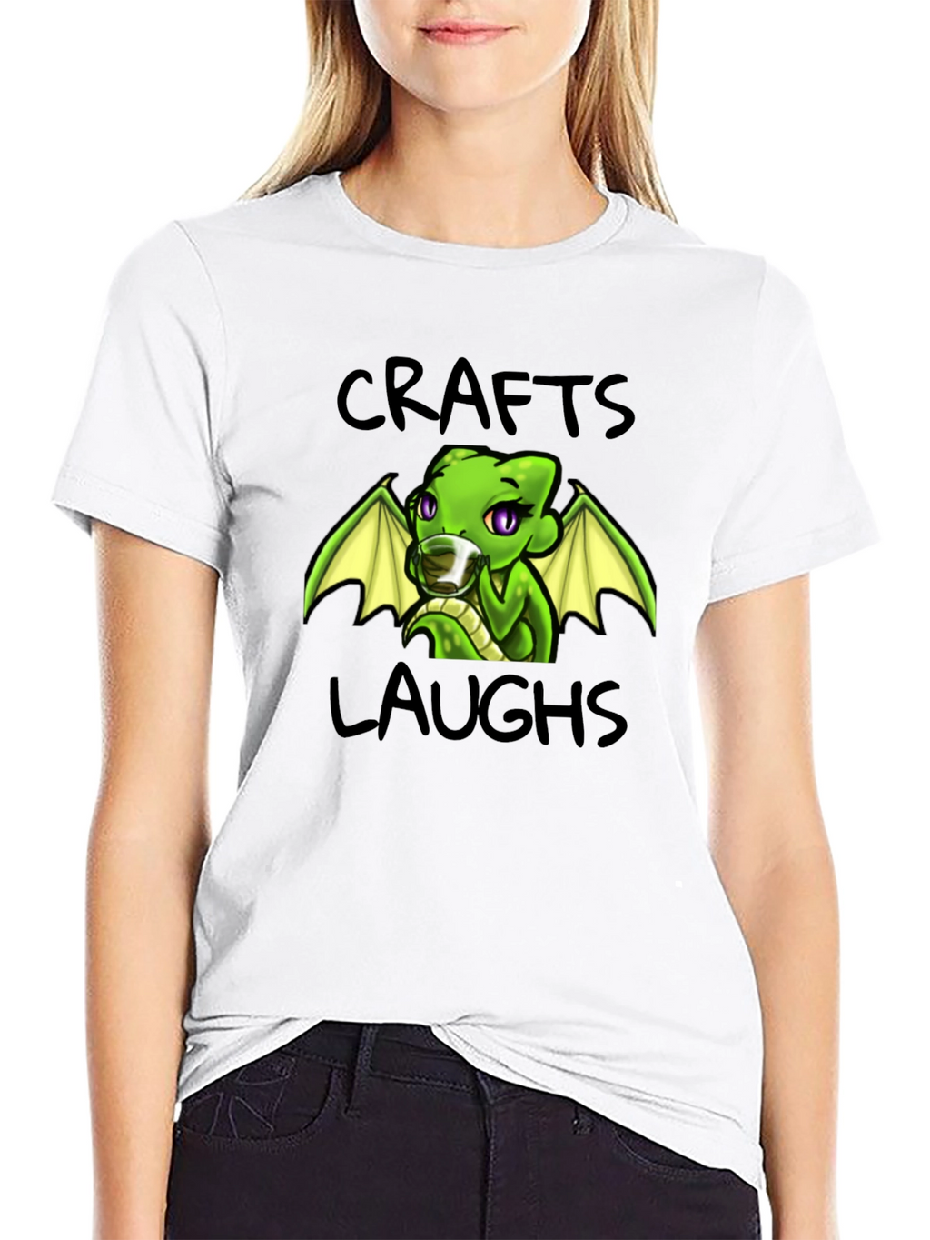 Crafts Laughs Dragon Graphic T-Shirt
