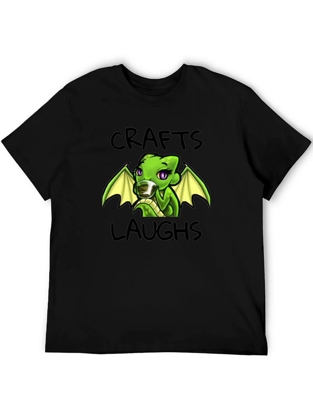 Crafts Laughs Dragon Graphic T-Shirt
