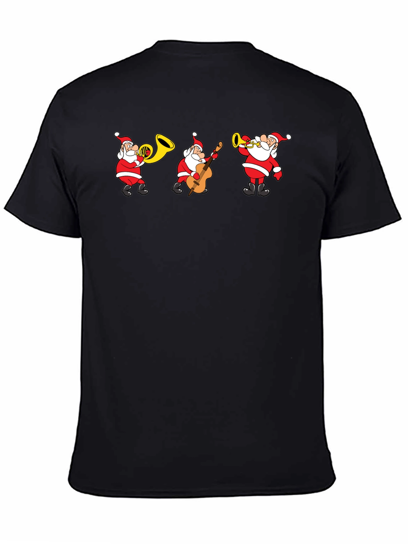 Santa Band Graphic Tee - Holiday Cheer